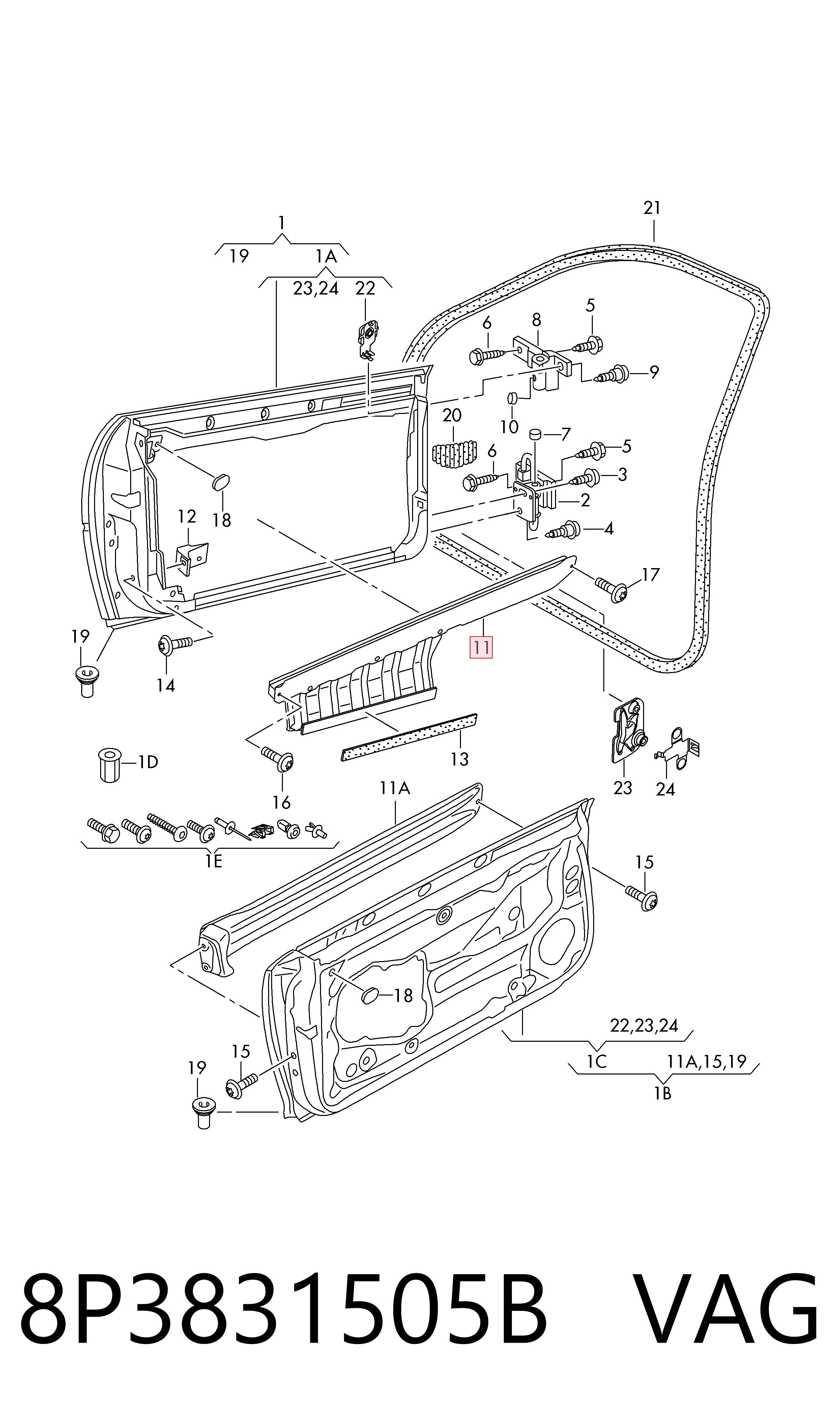 8P3831505B VAG