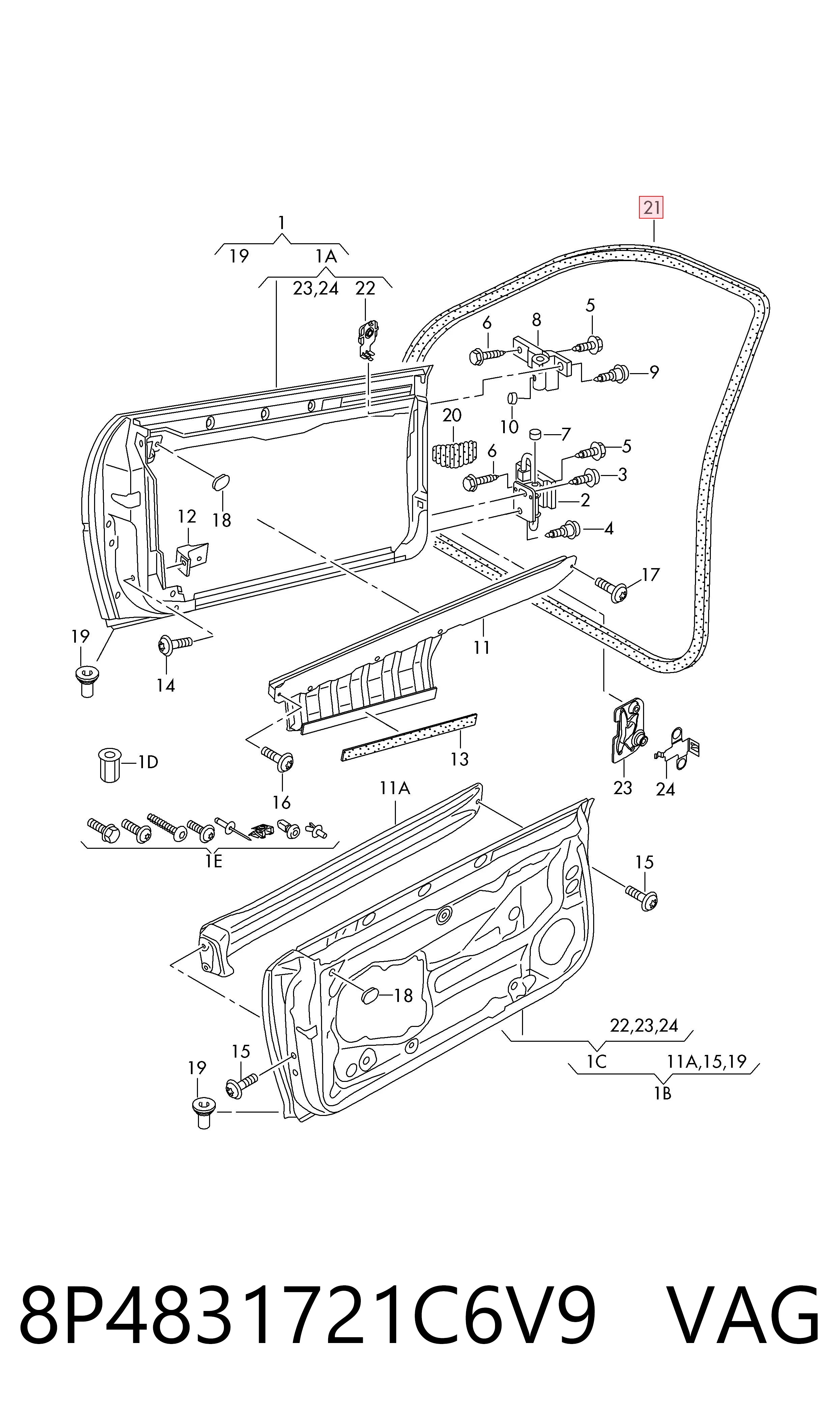 Comprar 8P4831721C6V9 VAG 