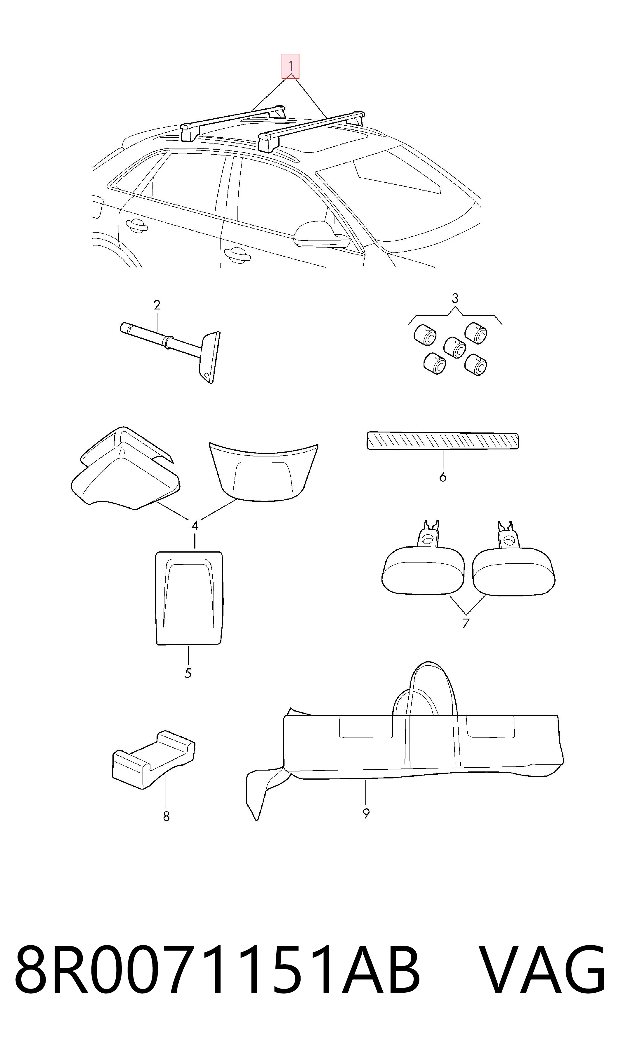 8R0071151AB VAG