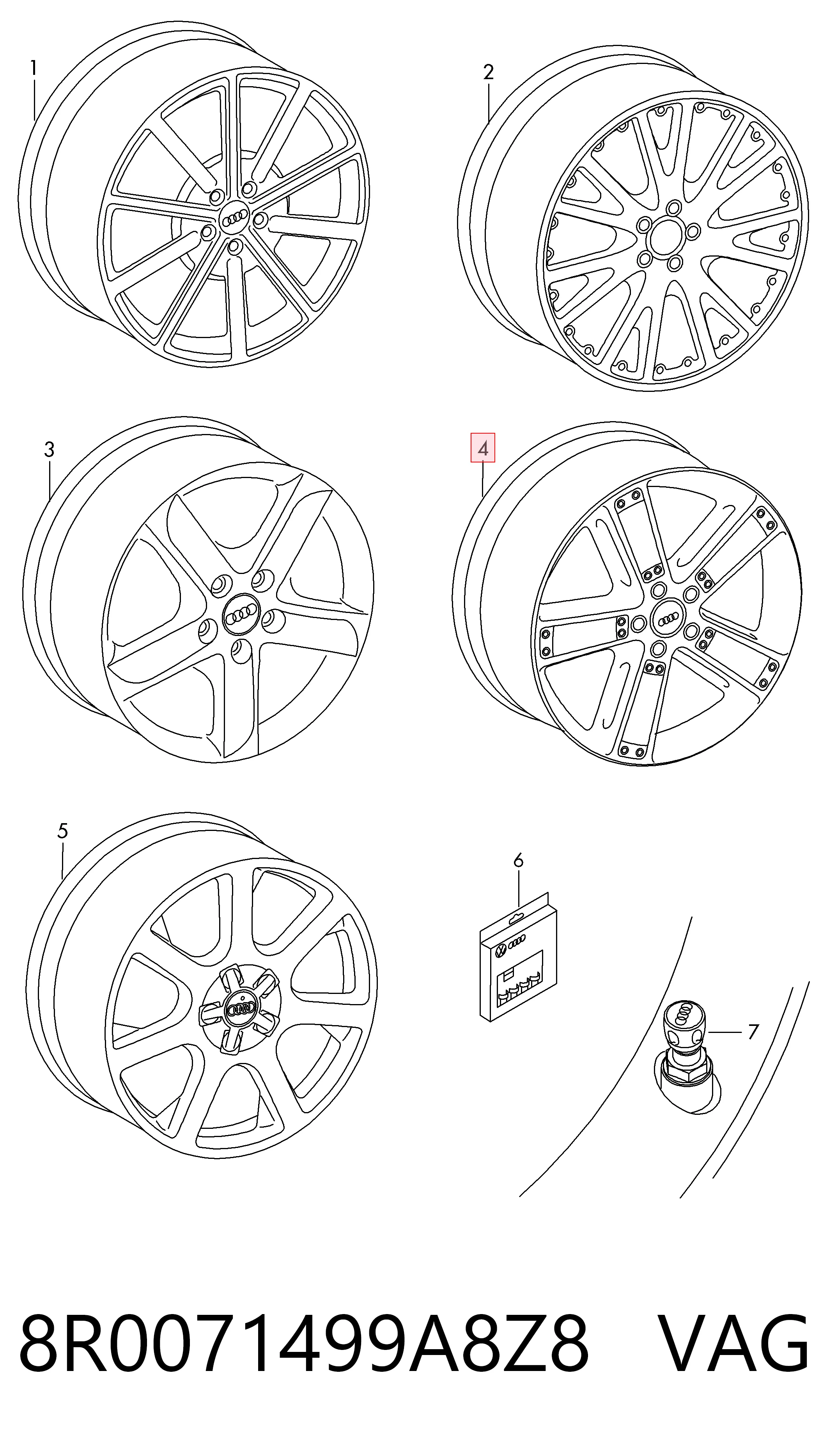 8R0071499A8Z8 VAG Aros