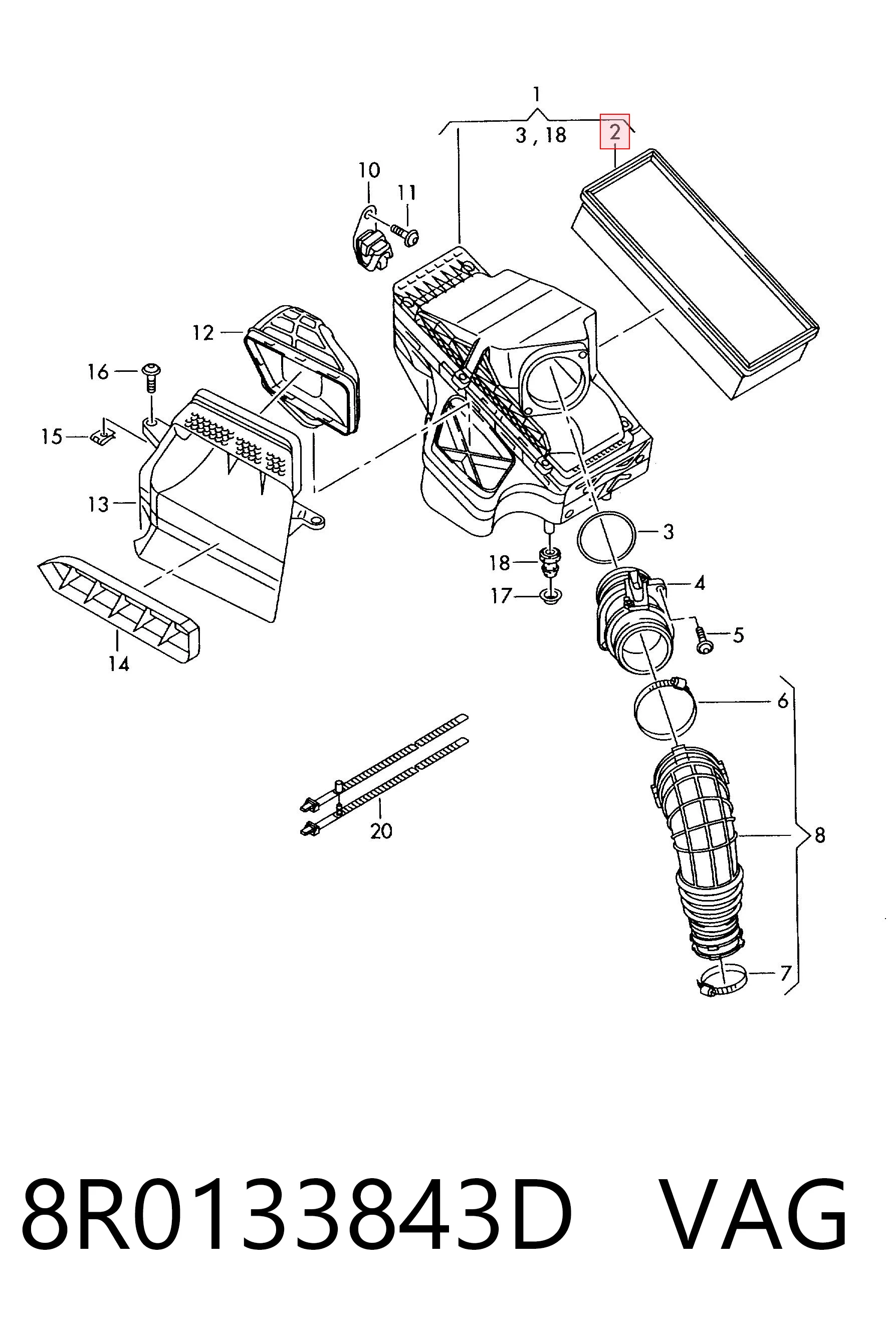 8R0133843D VAG