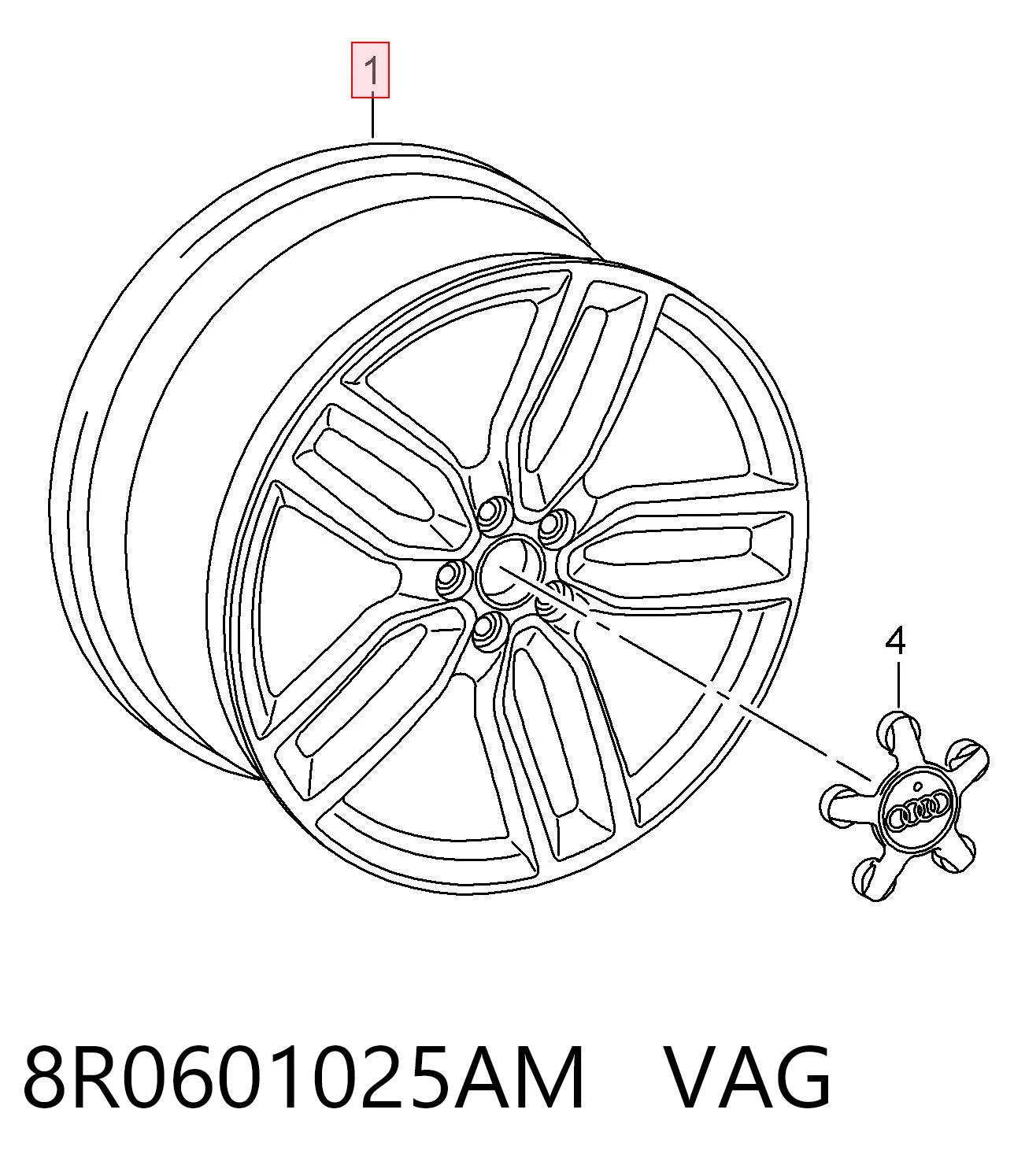 8R0601025AM VAG Aros
