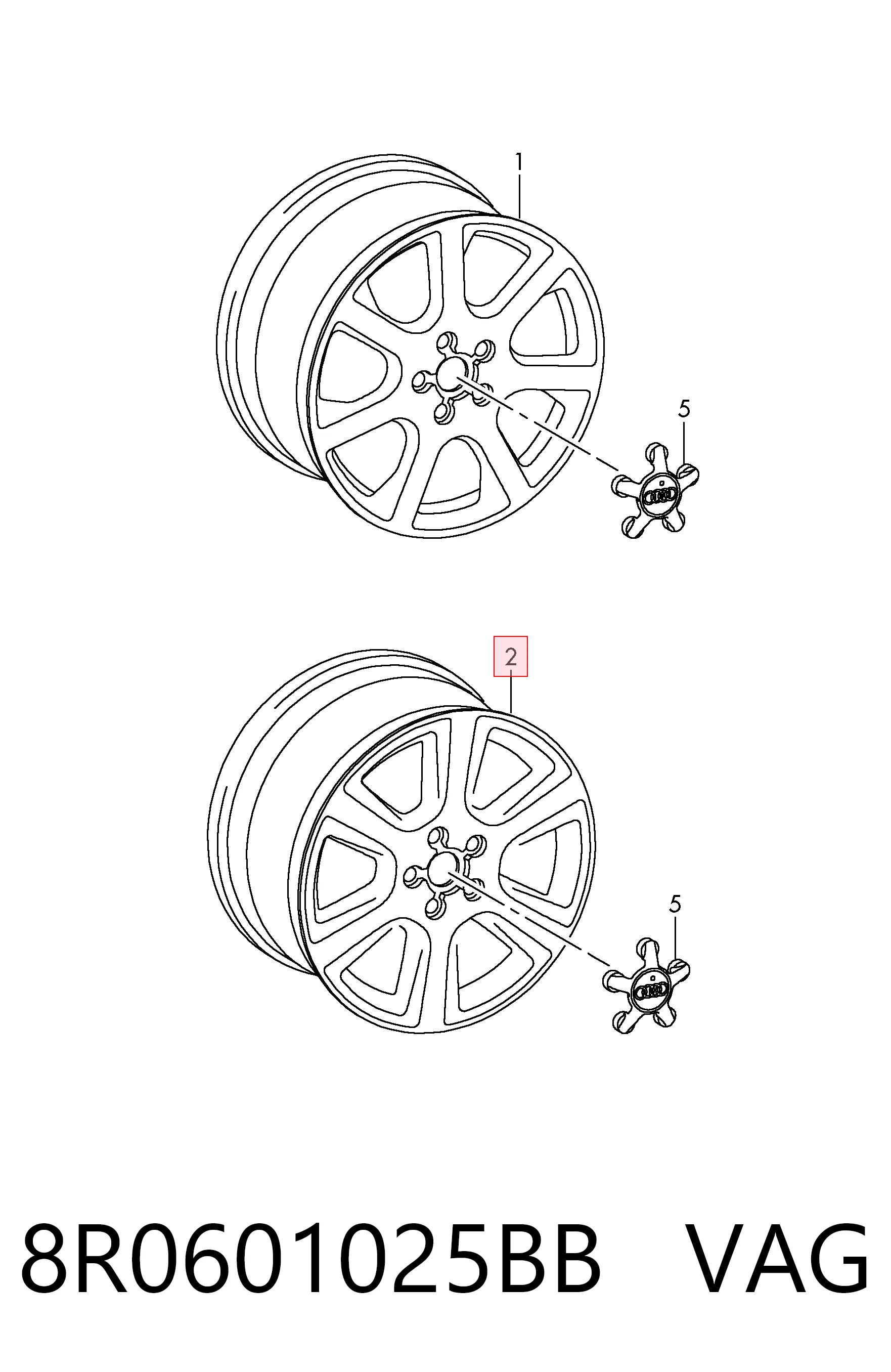 8R0601025BB VAG