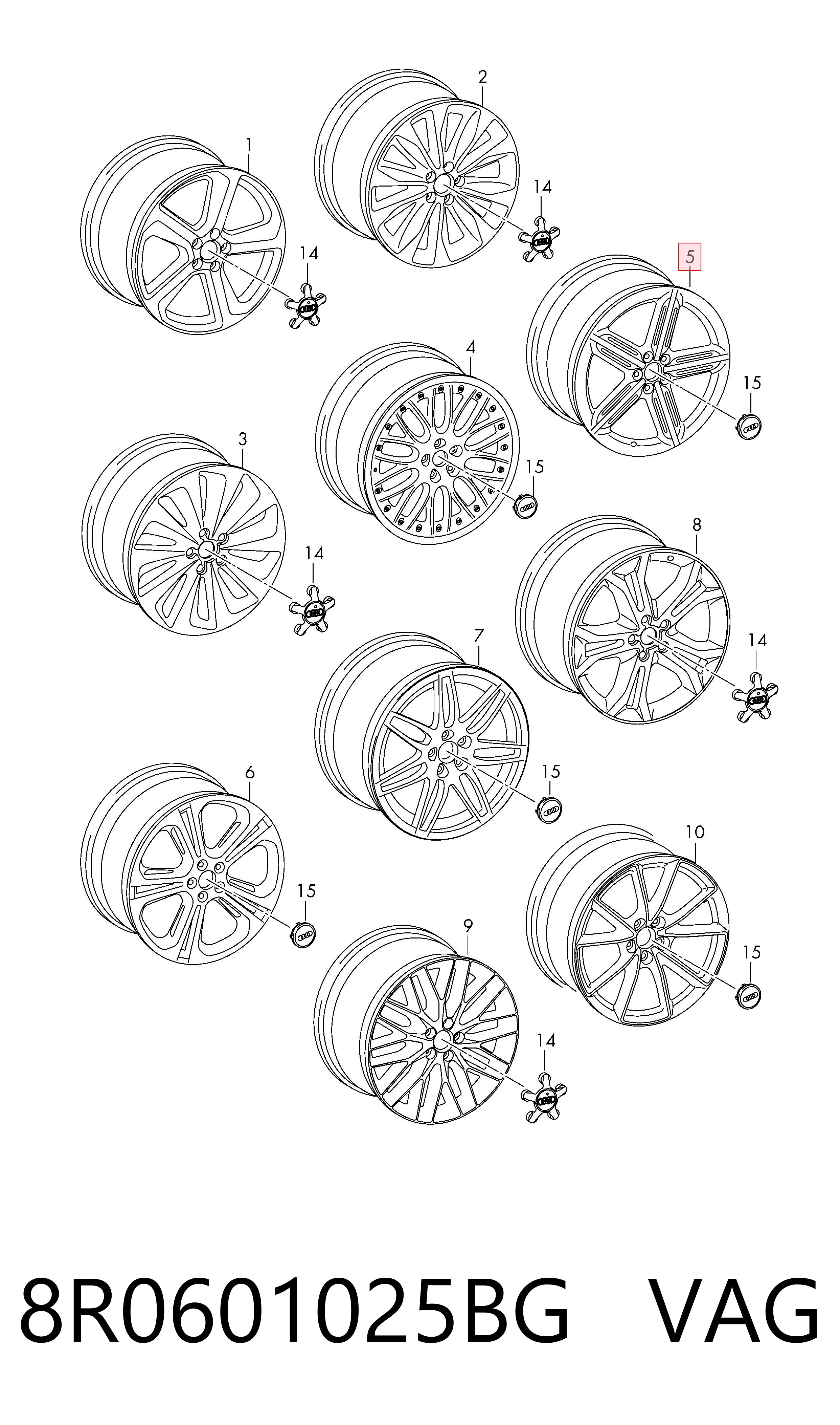 8R0601025BG VAG
