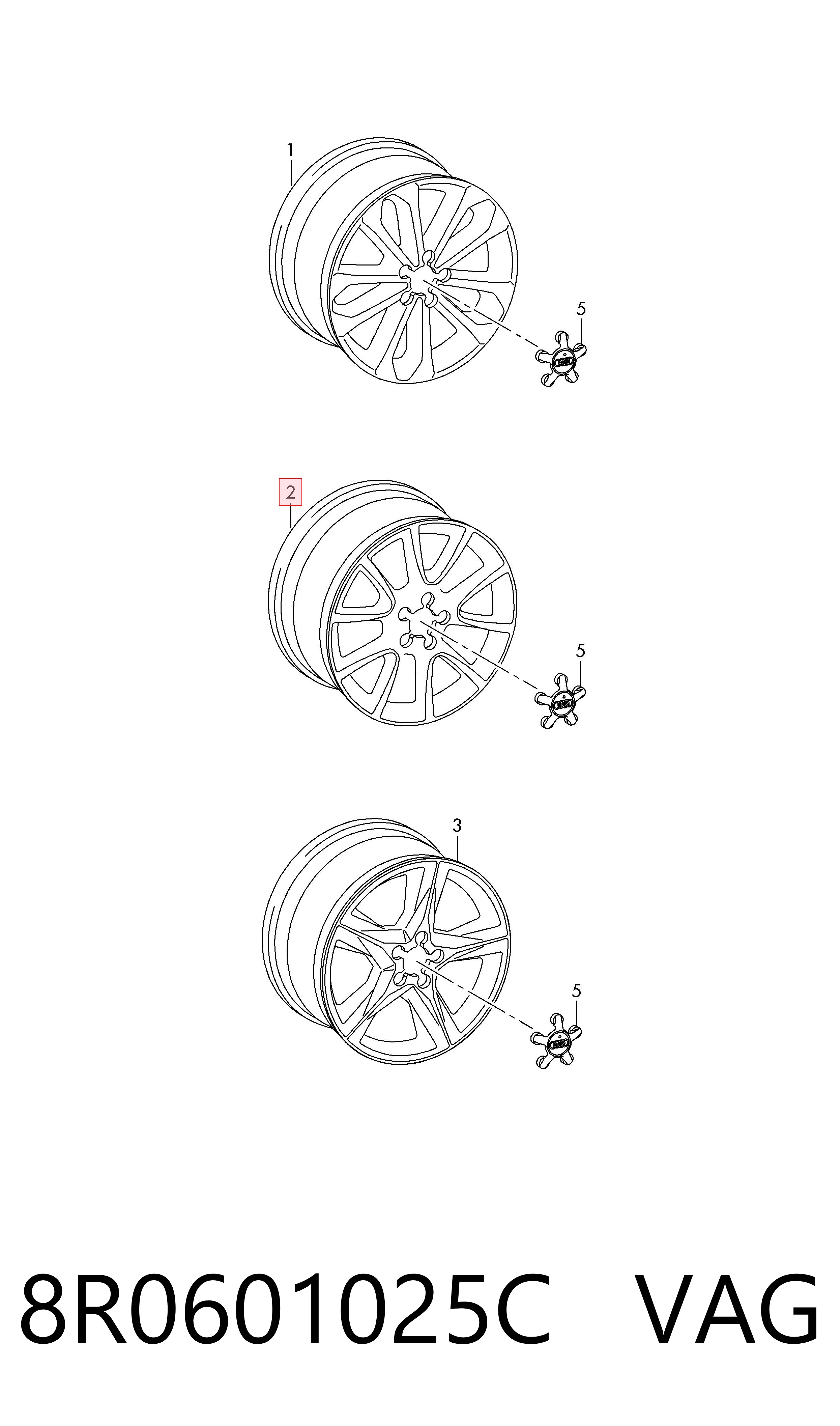 8R0601025C VAG Aros