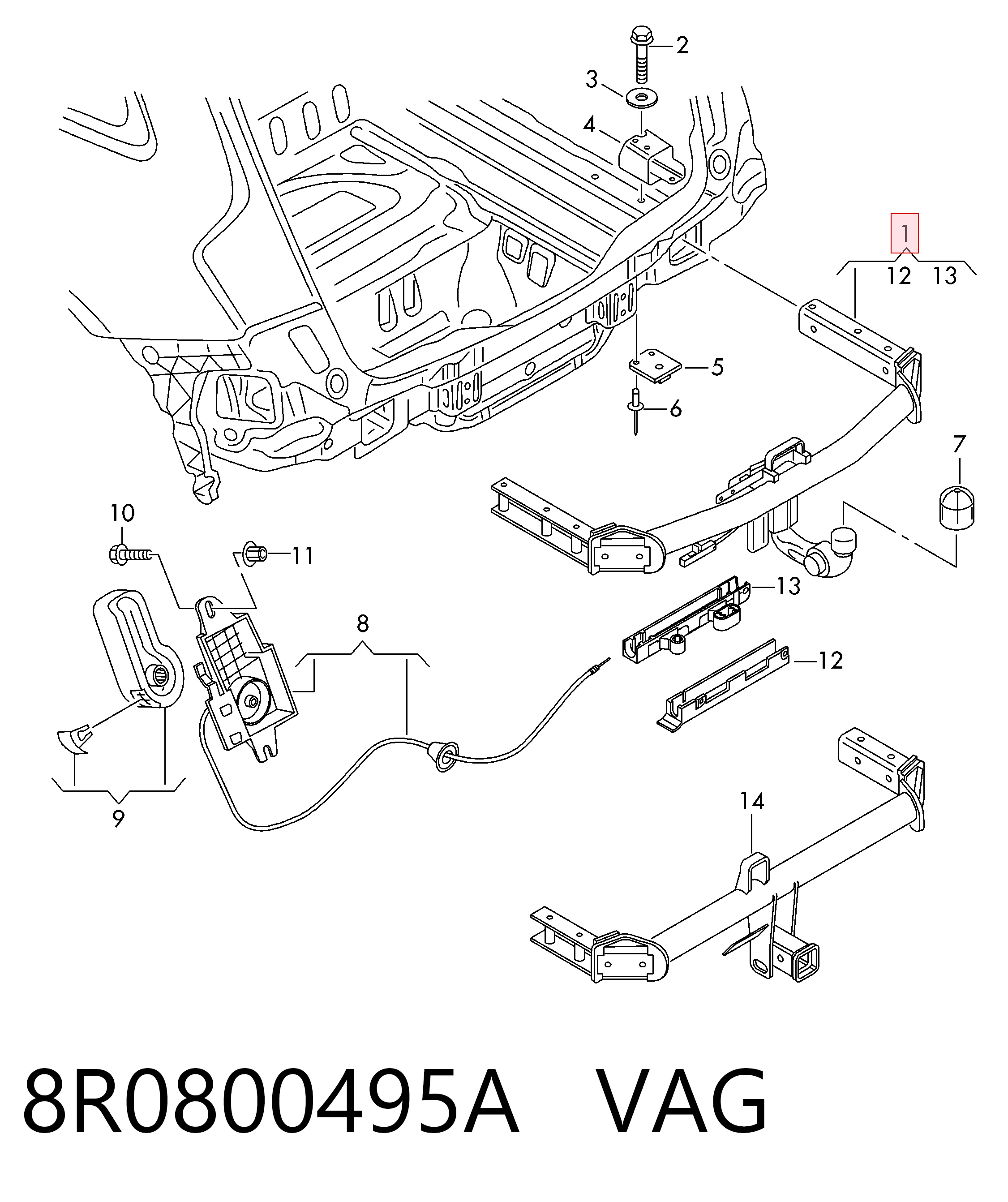 8R0800495A VAG