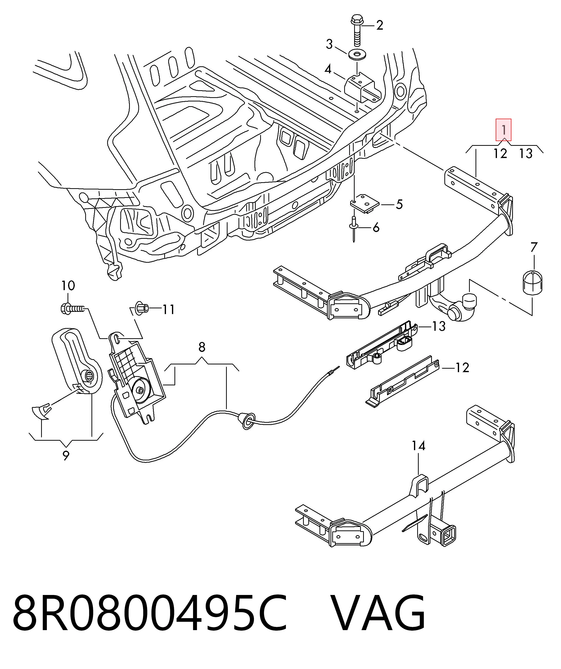 8R0800495C VAG