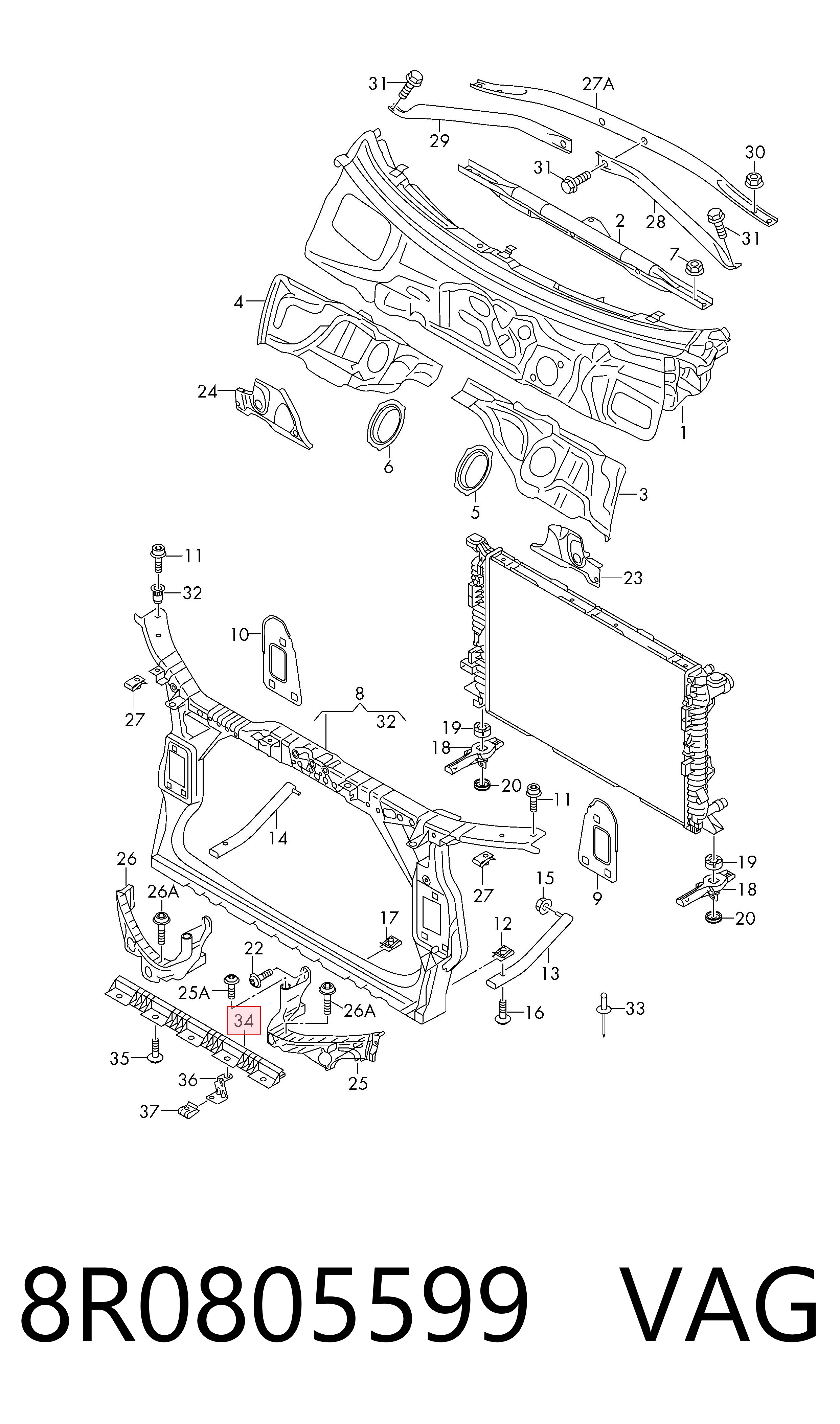 8R0805599 VAG