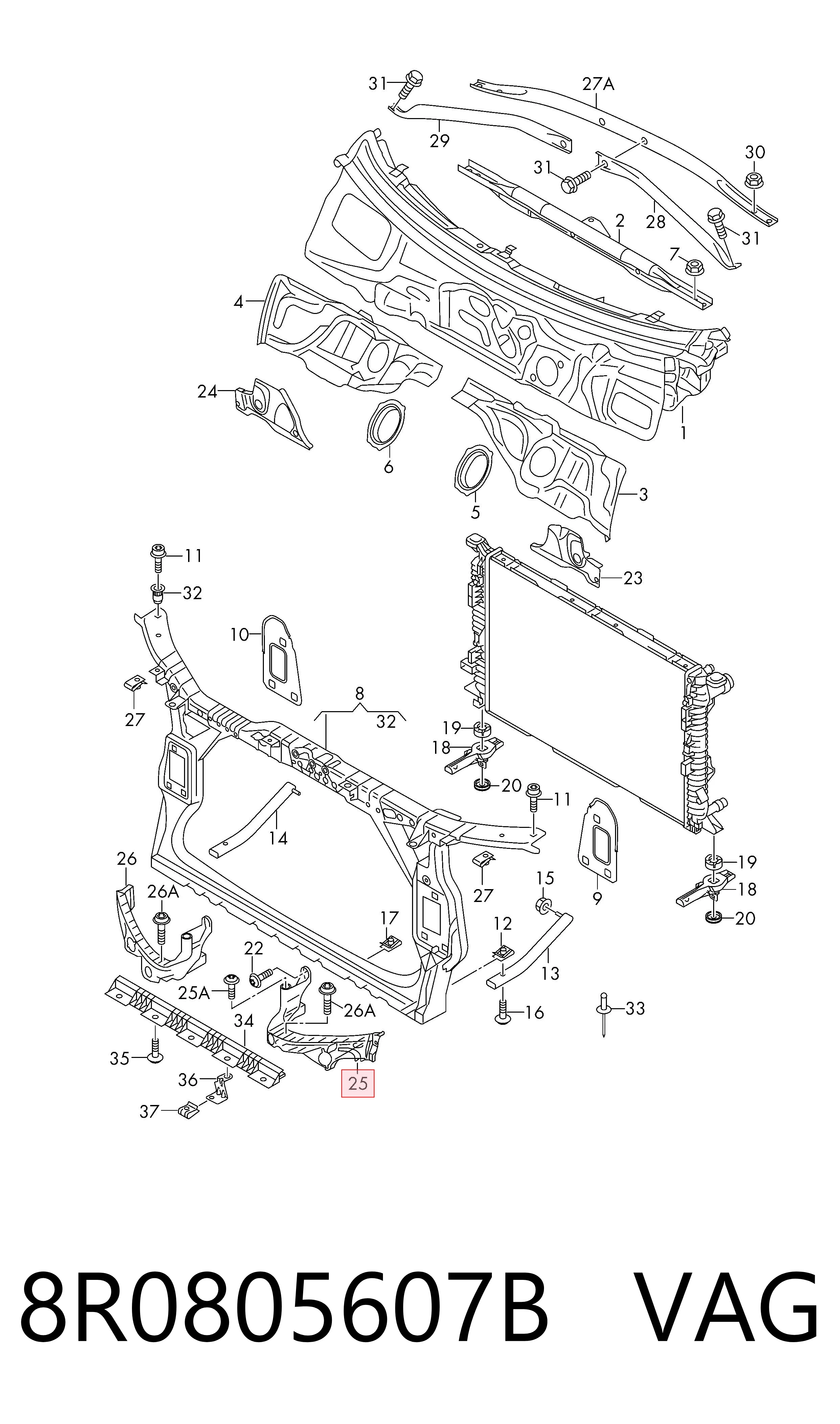 Soporte de fijación del faro delantero izquierdo AND 3L805006 precio, desde 24,00 EUR