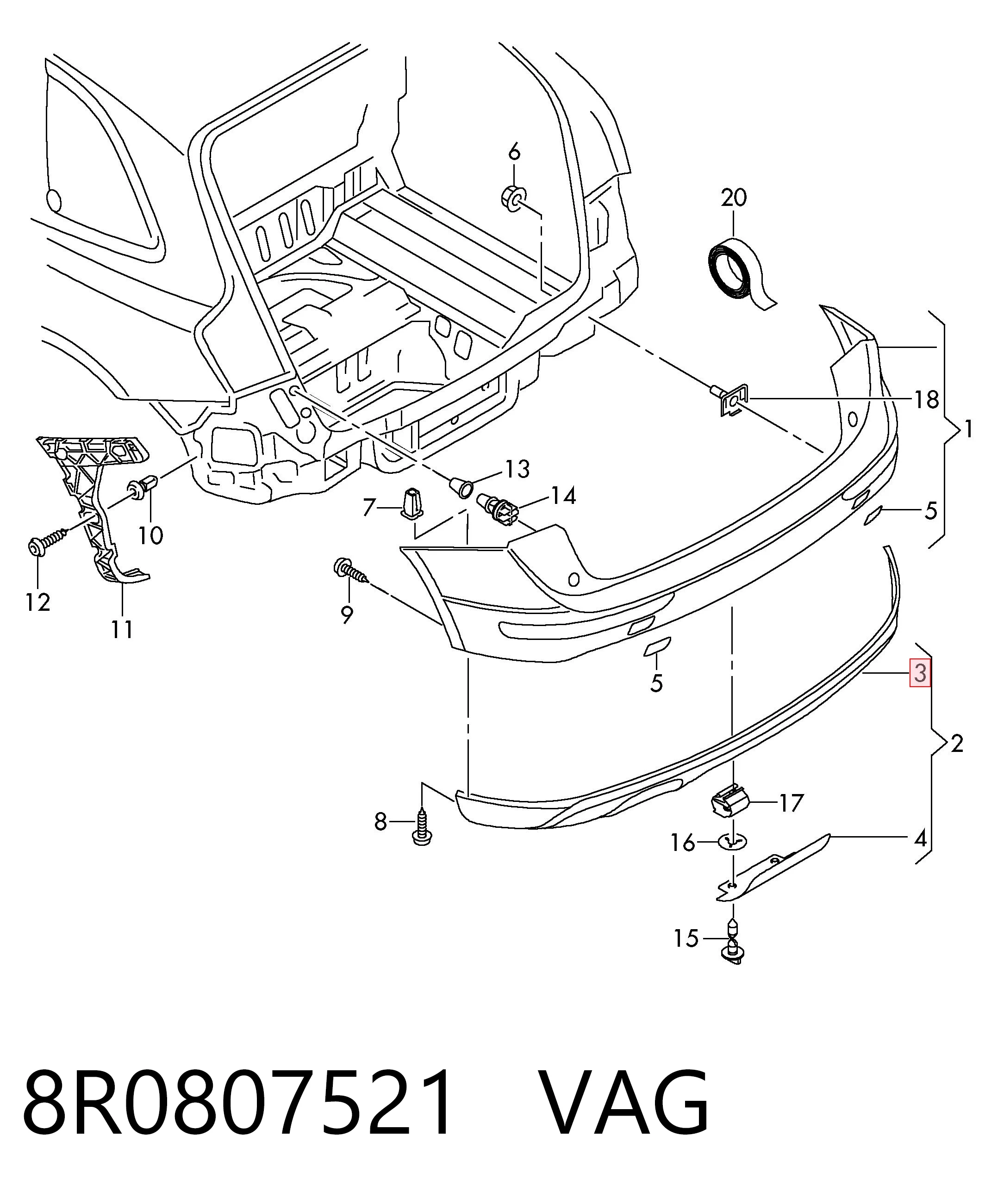 8R0807521 VAG