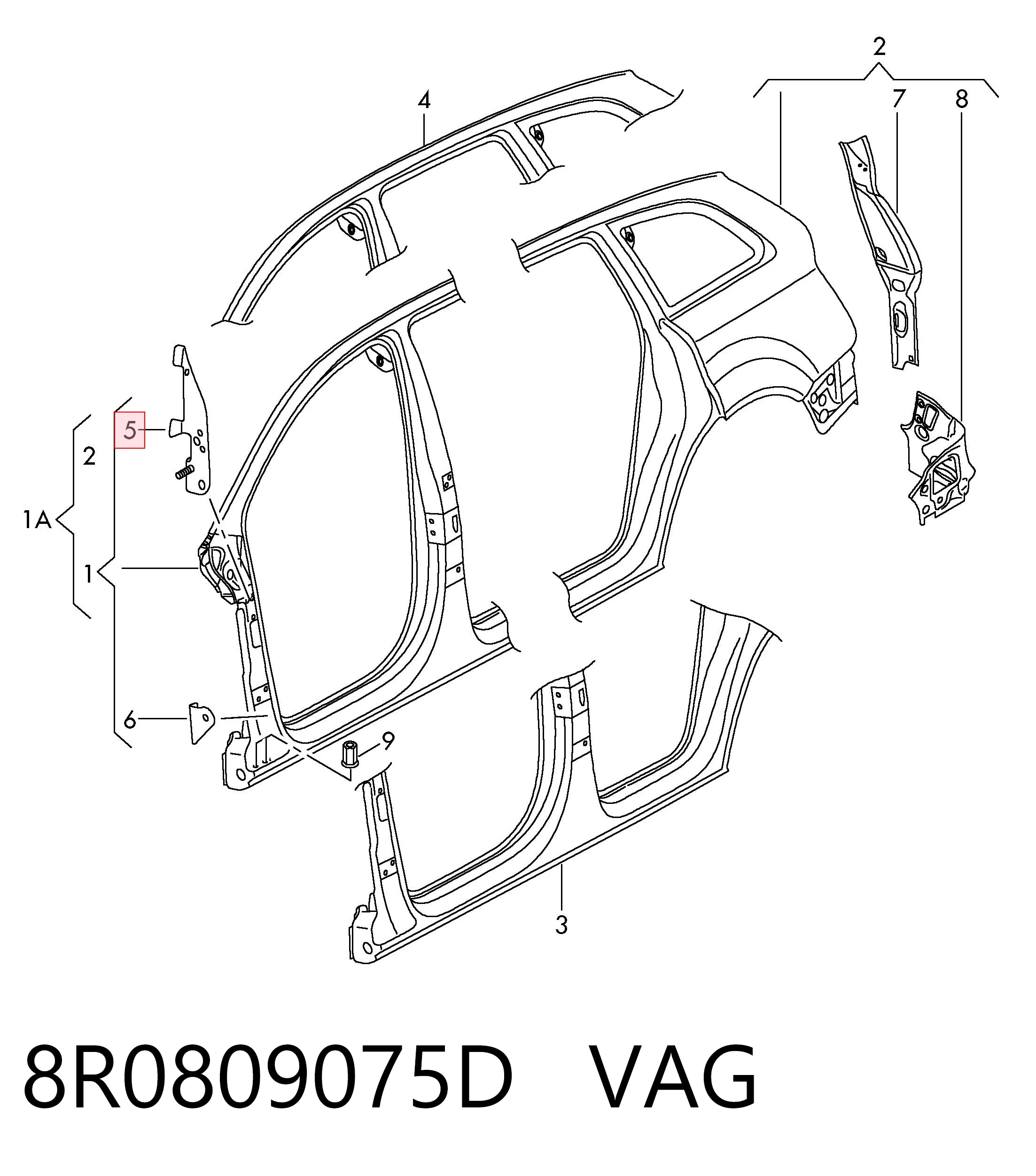 8R0809075D VAG