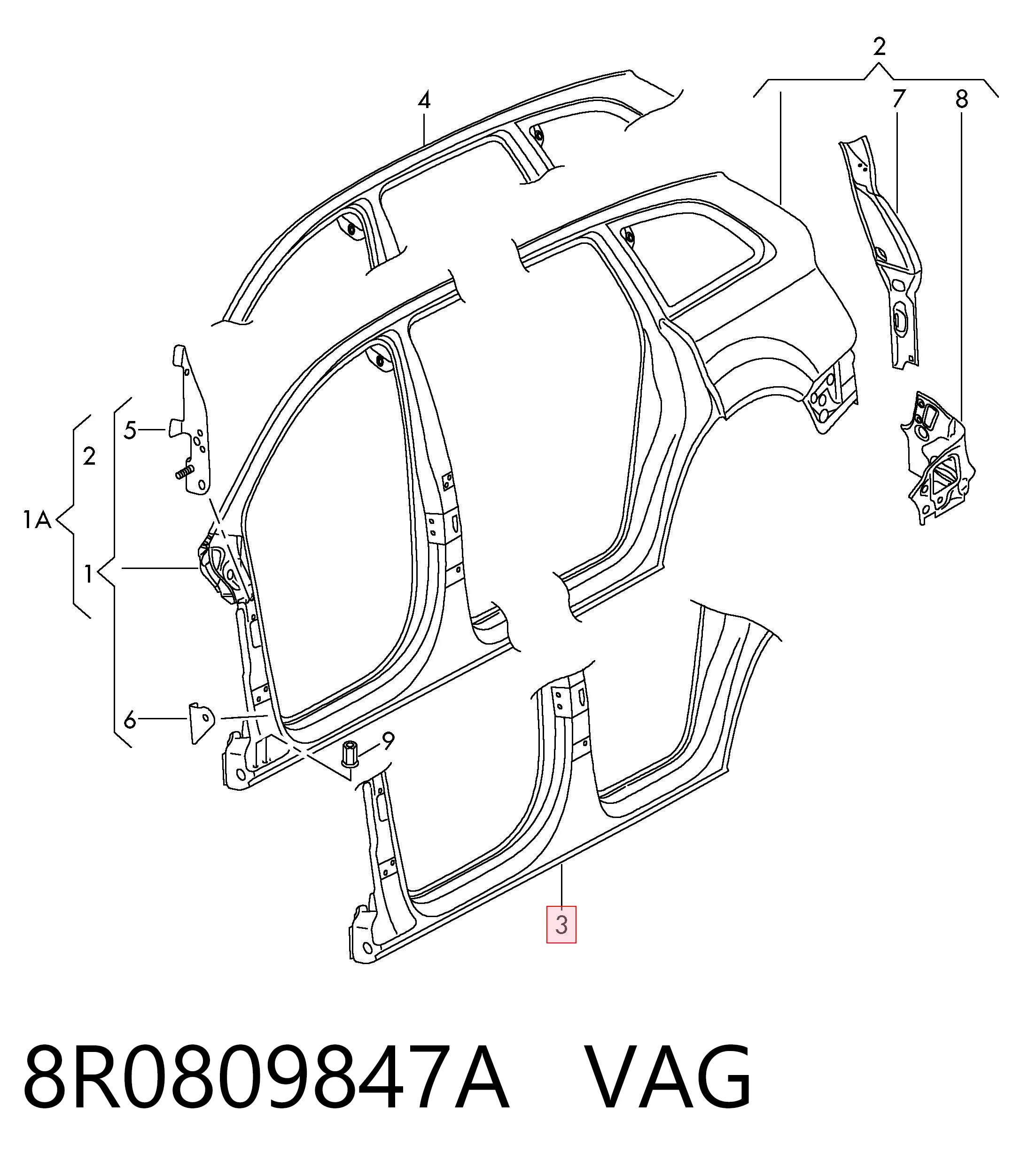 8R0809847A VAG