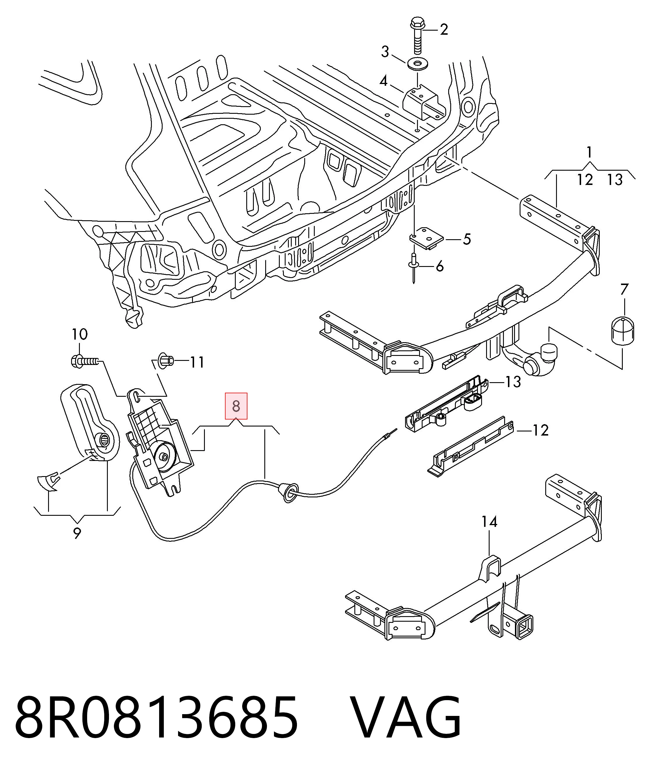 8R0813685 VAG