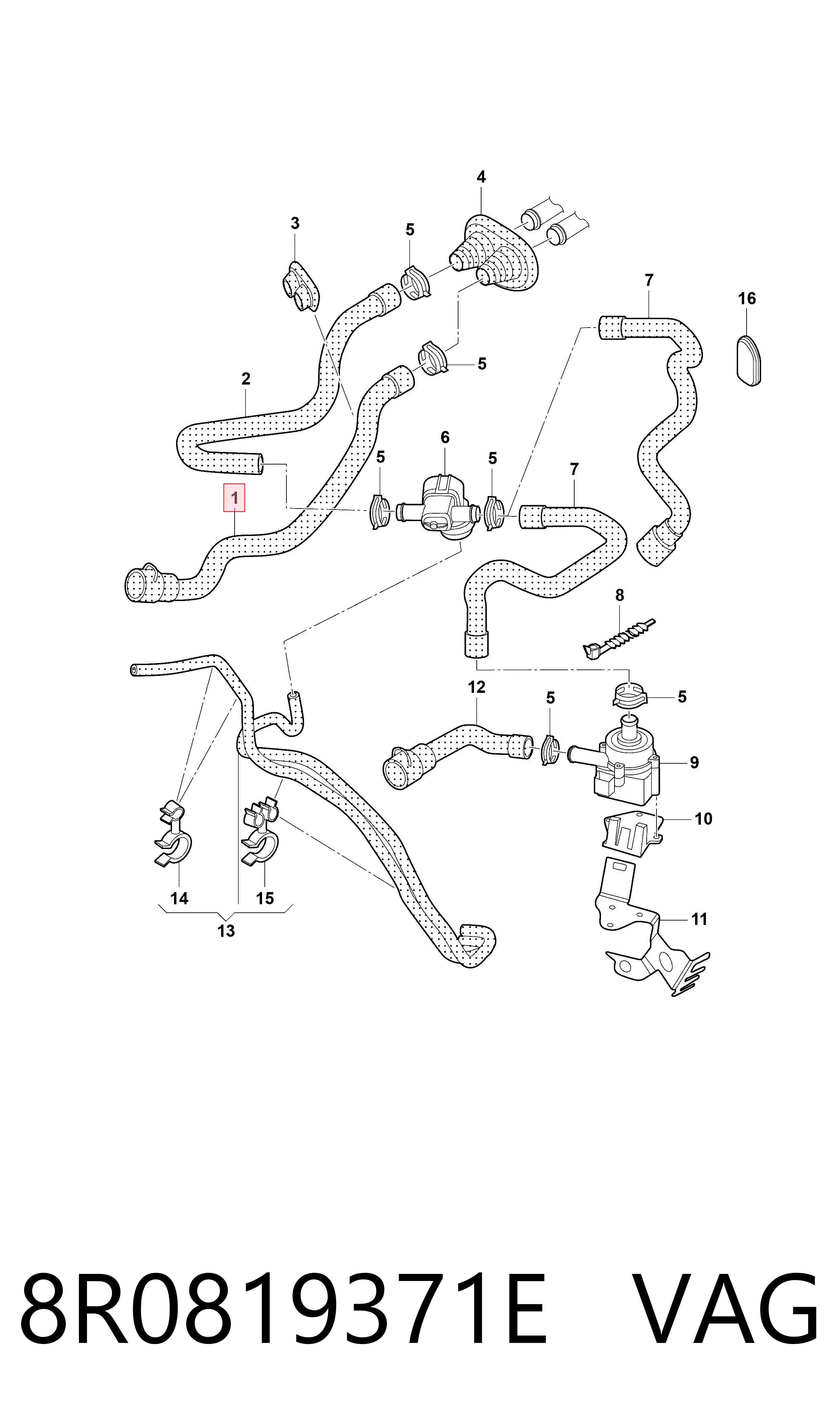 Comprar 8R0819371E VAG 