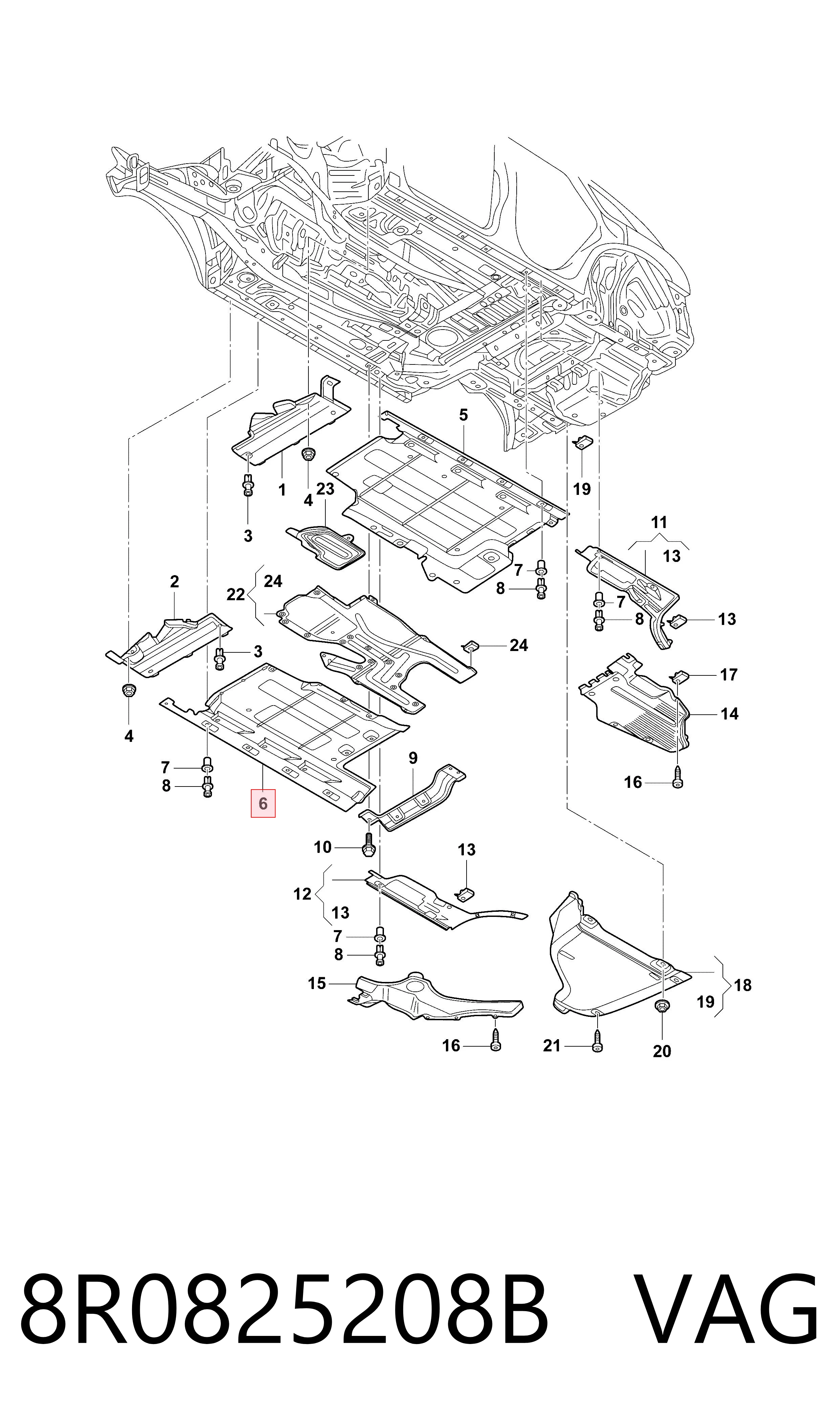 Protección inferior derecha AND 3L825002 precio, desde 56,81 EUR