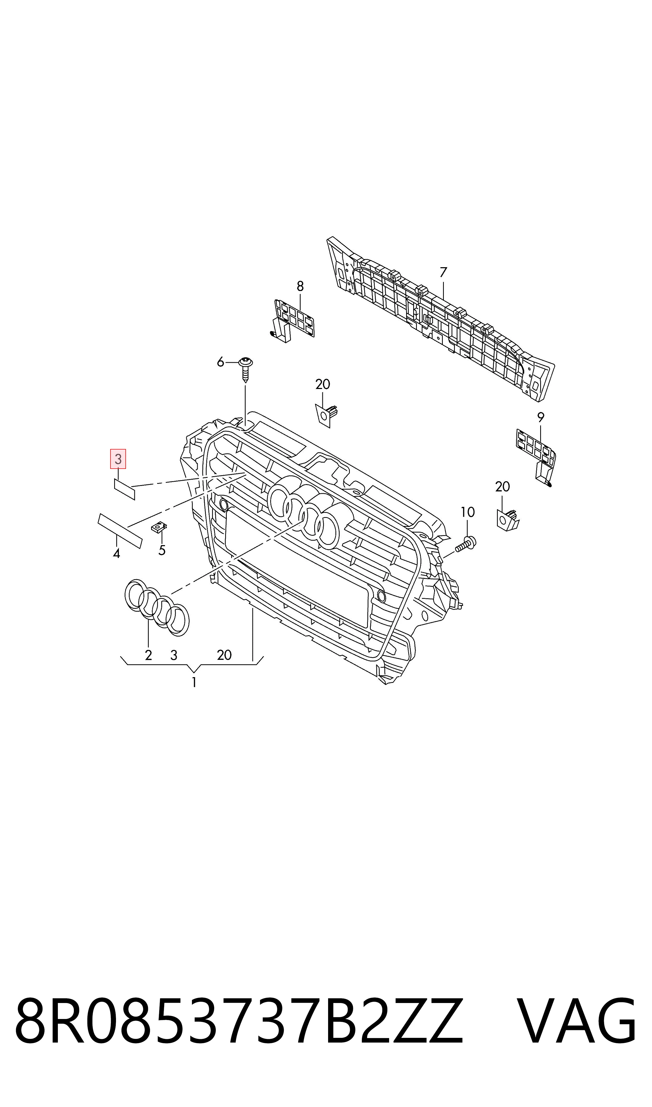  VAG 8R0853737B2ZZ precio, desde 57,66 EUR