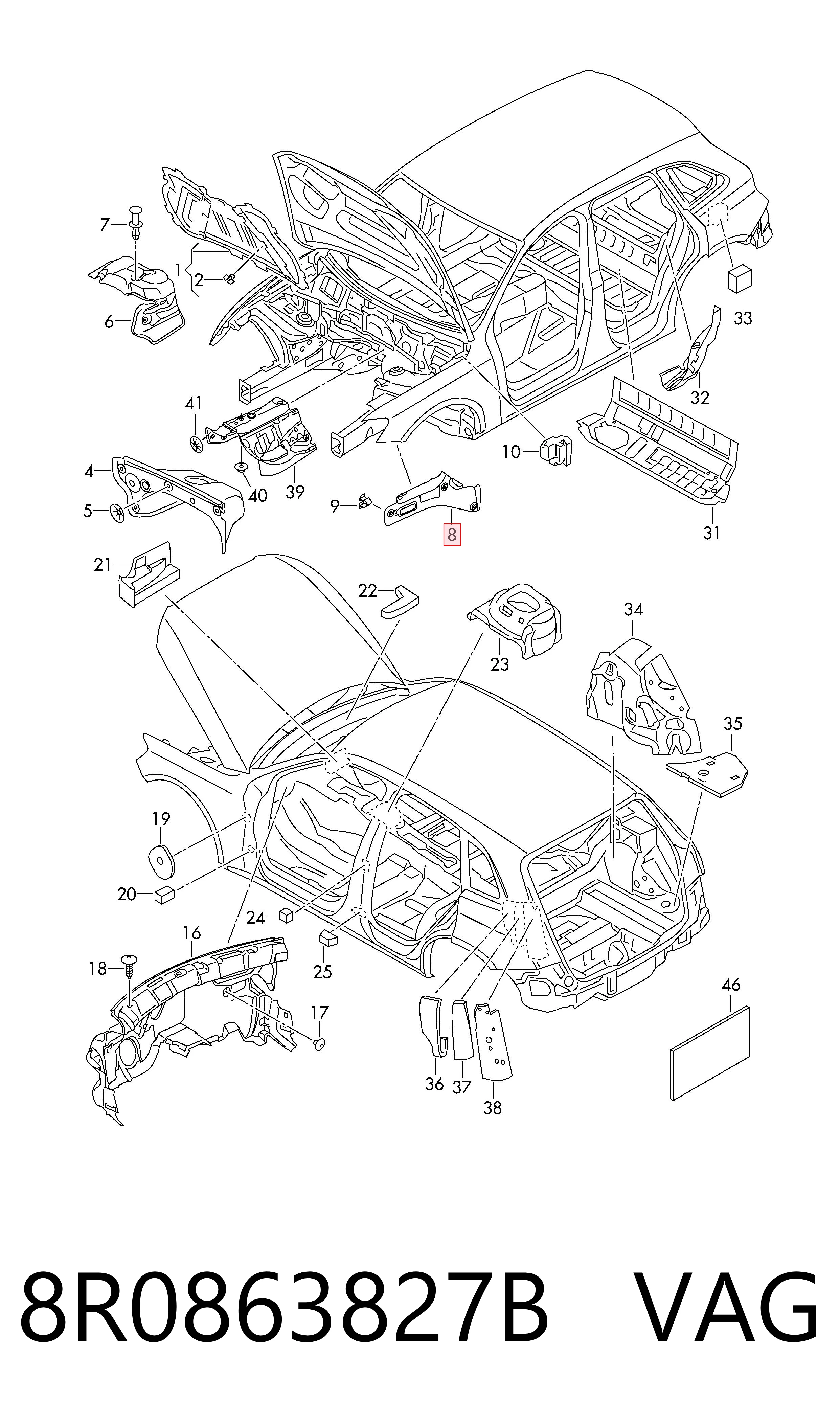 8R0863827B VAG