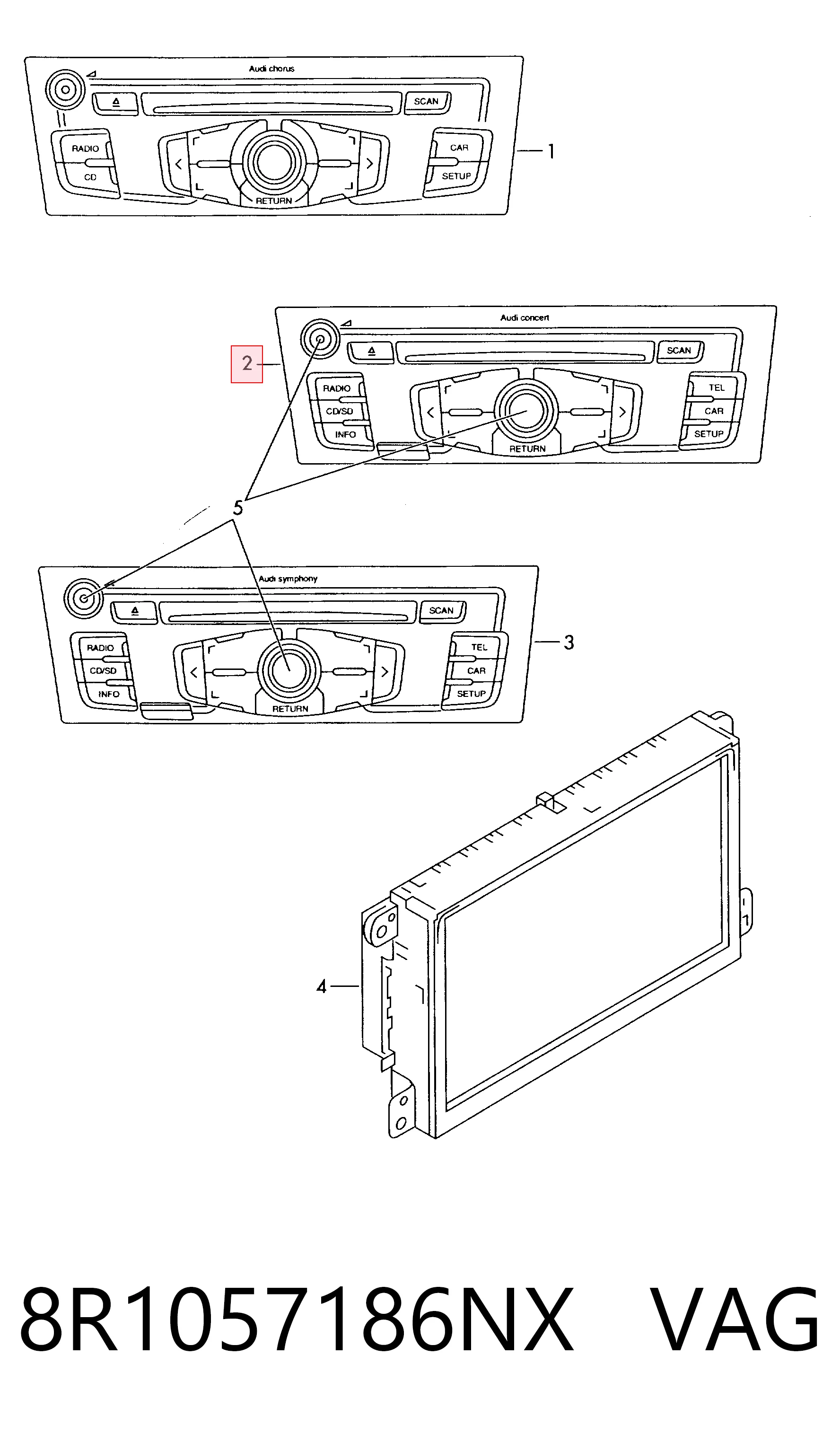 Comprar Radio Audi A4 B8 8K2