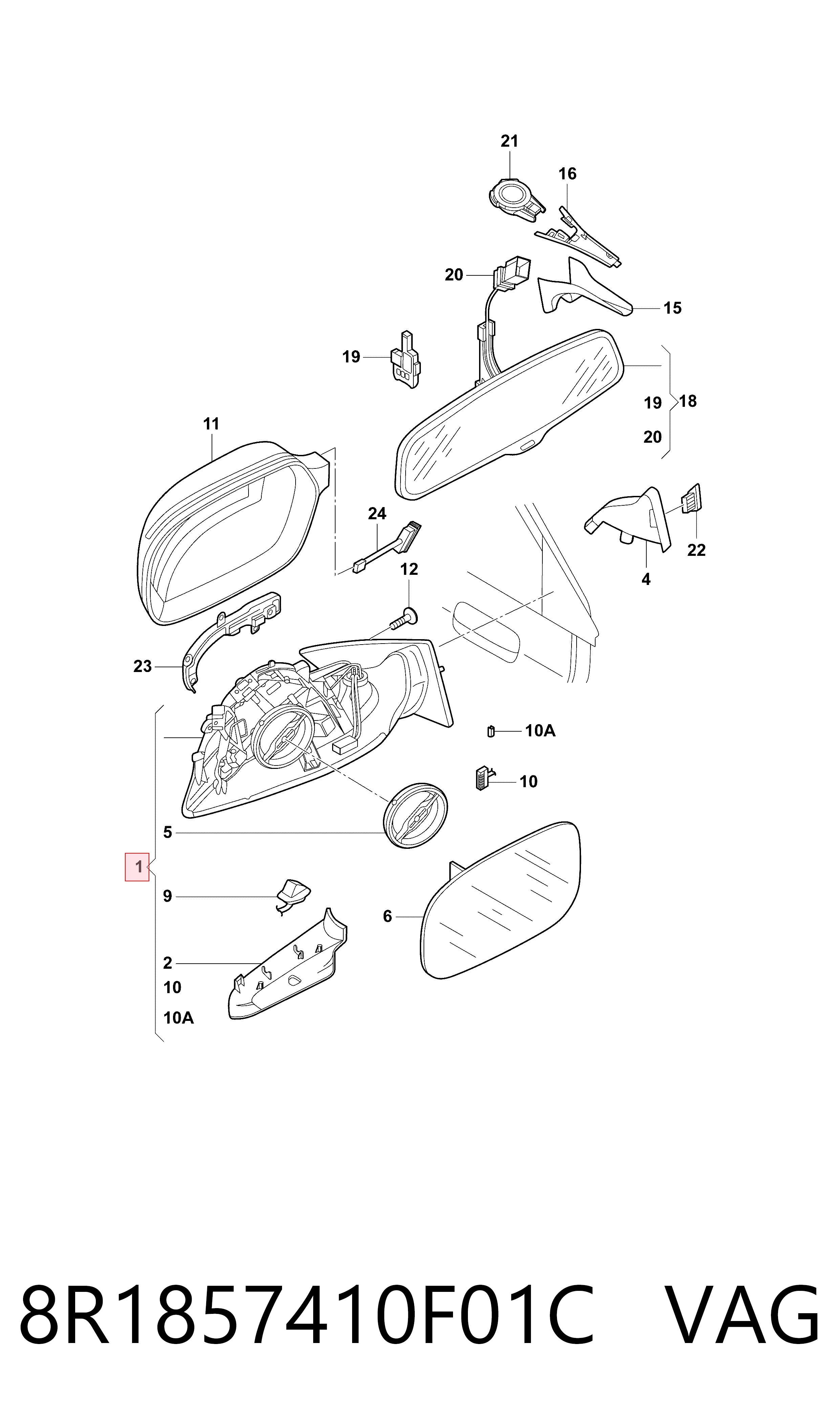 8R1857410F01C VAG