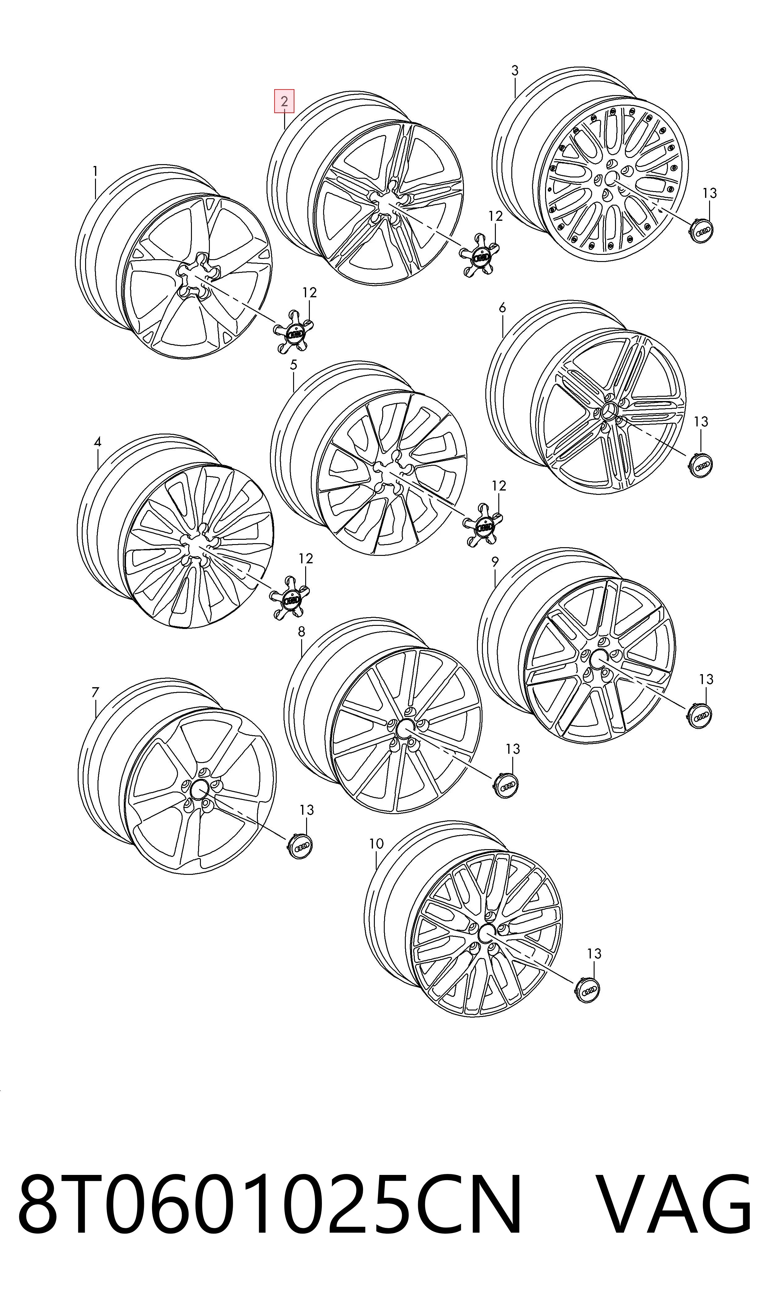 8T0601025CN VAG