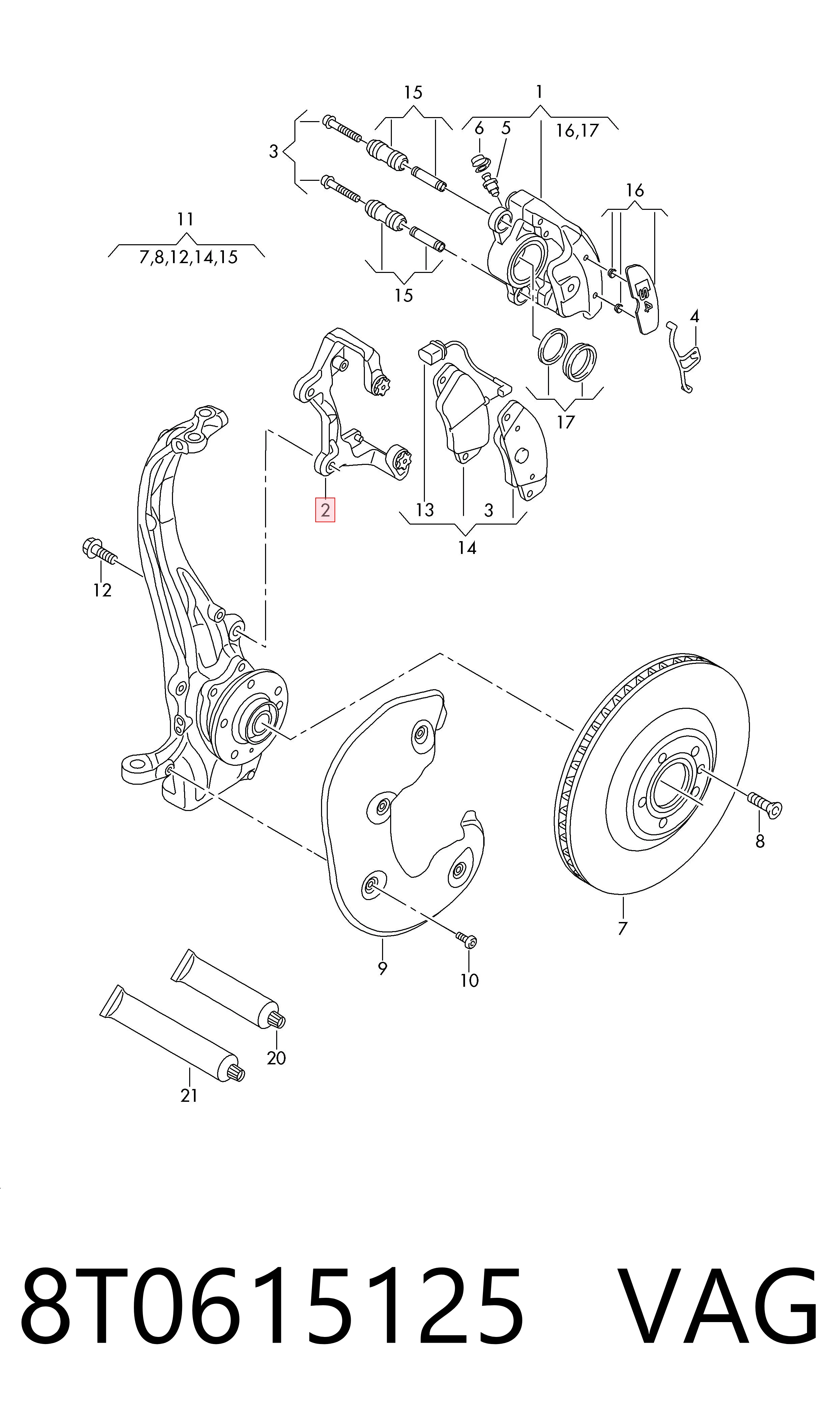 8T0615125 VAG