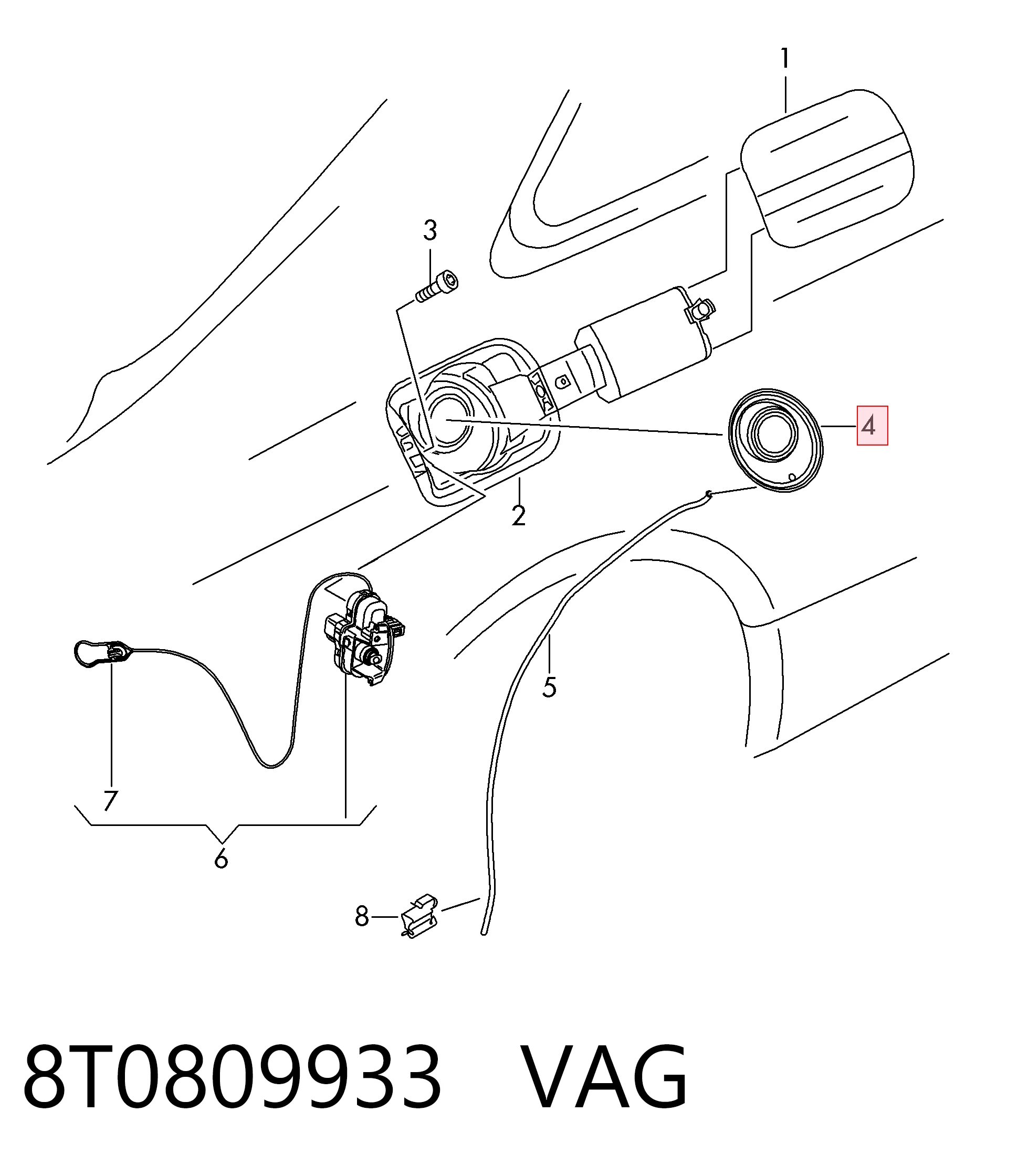 8T0809933 VAG