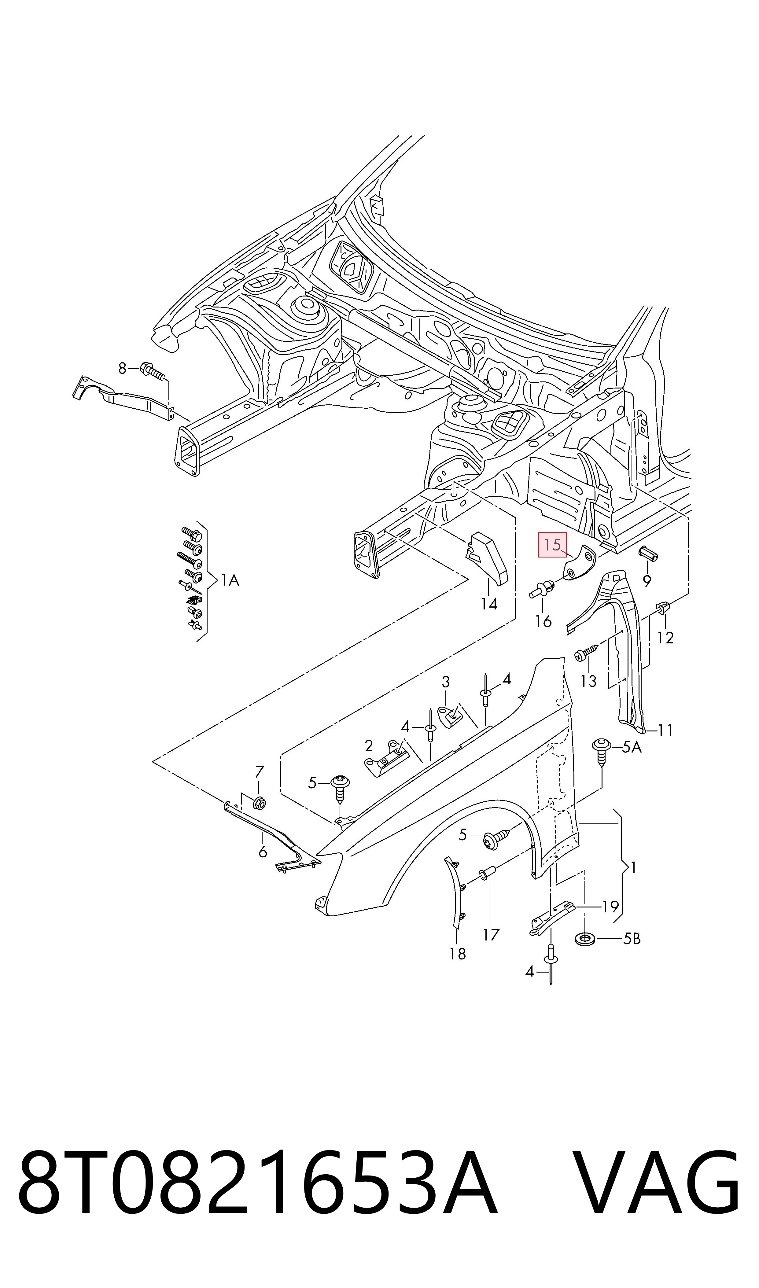 Comprar 8T0821653A VAG 