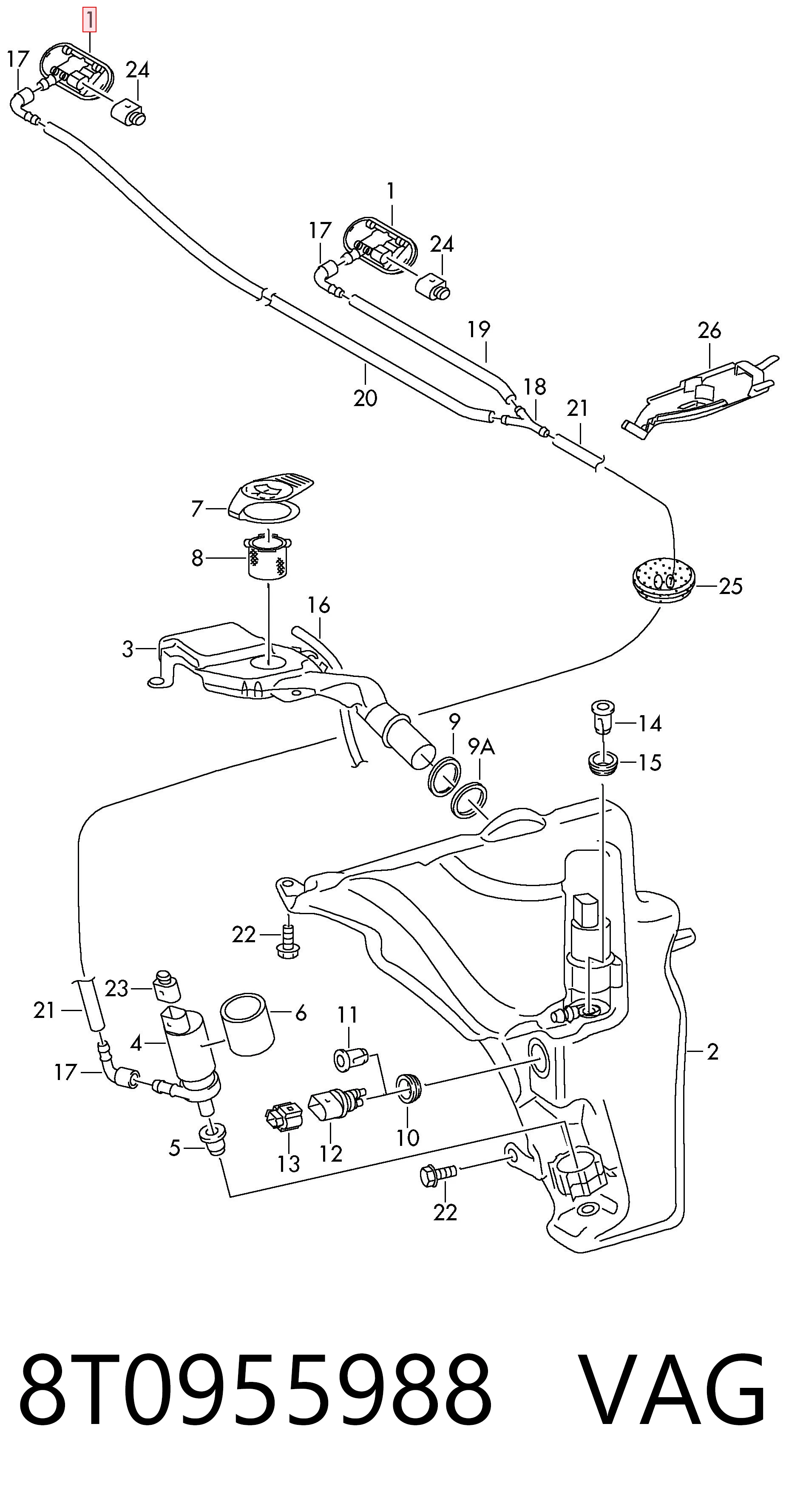 8T0955988 VAG