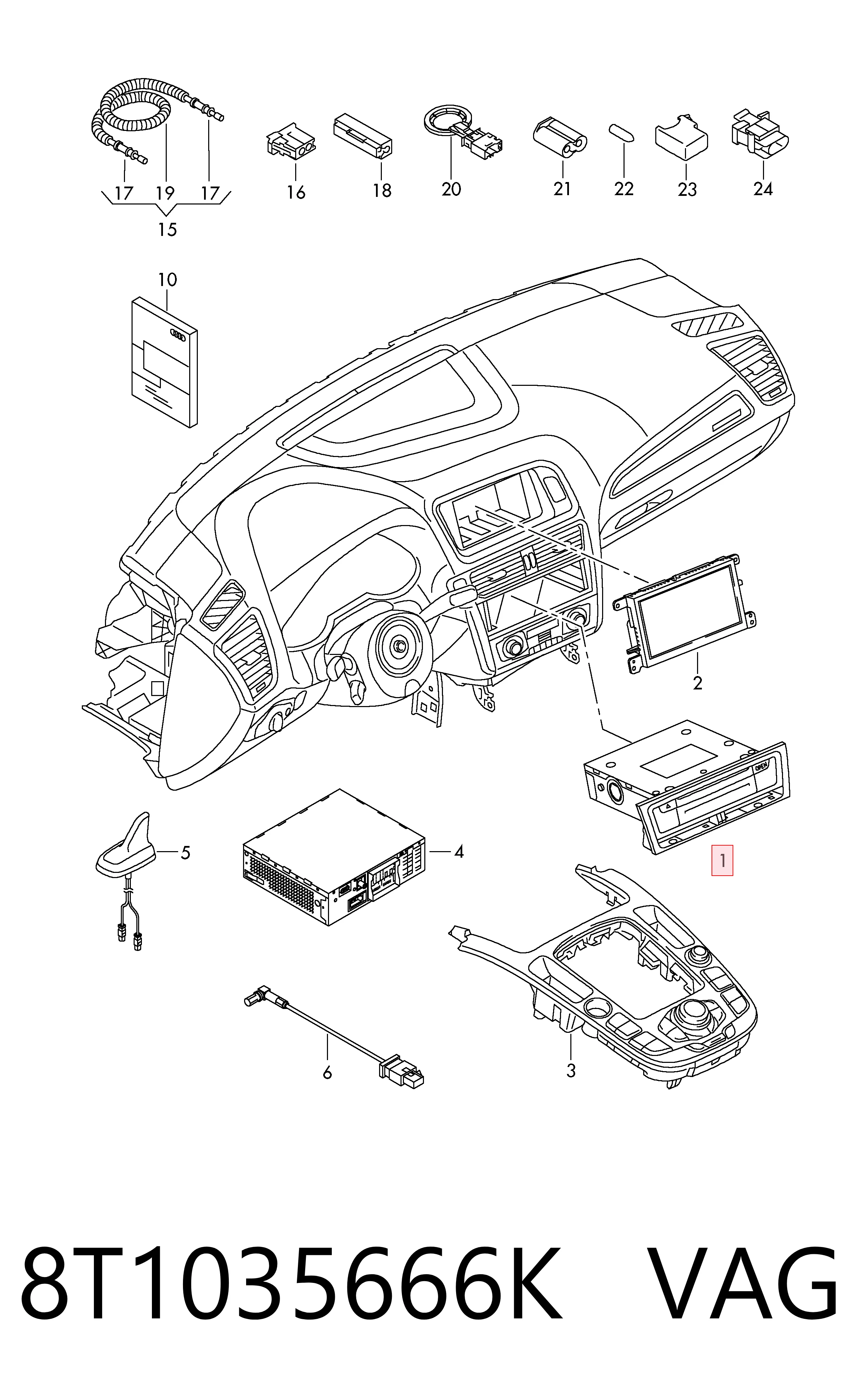 Comprar Radio Audi Q5  8RB