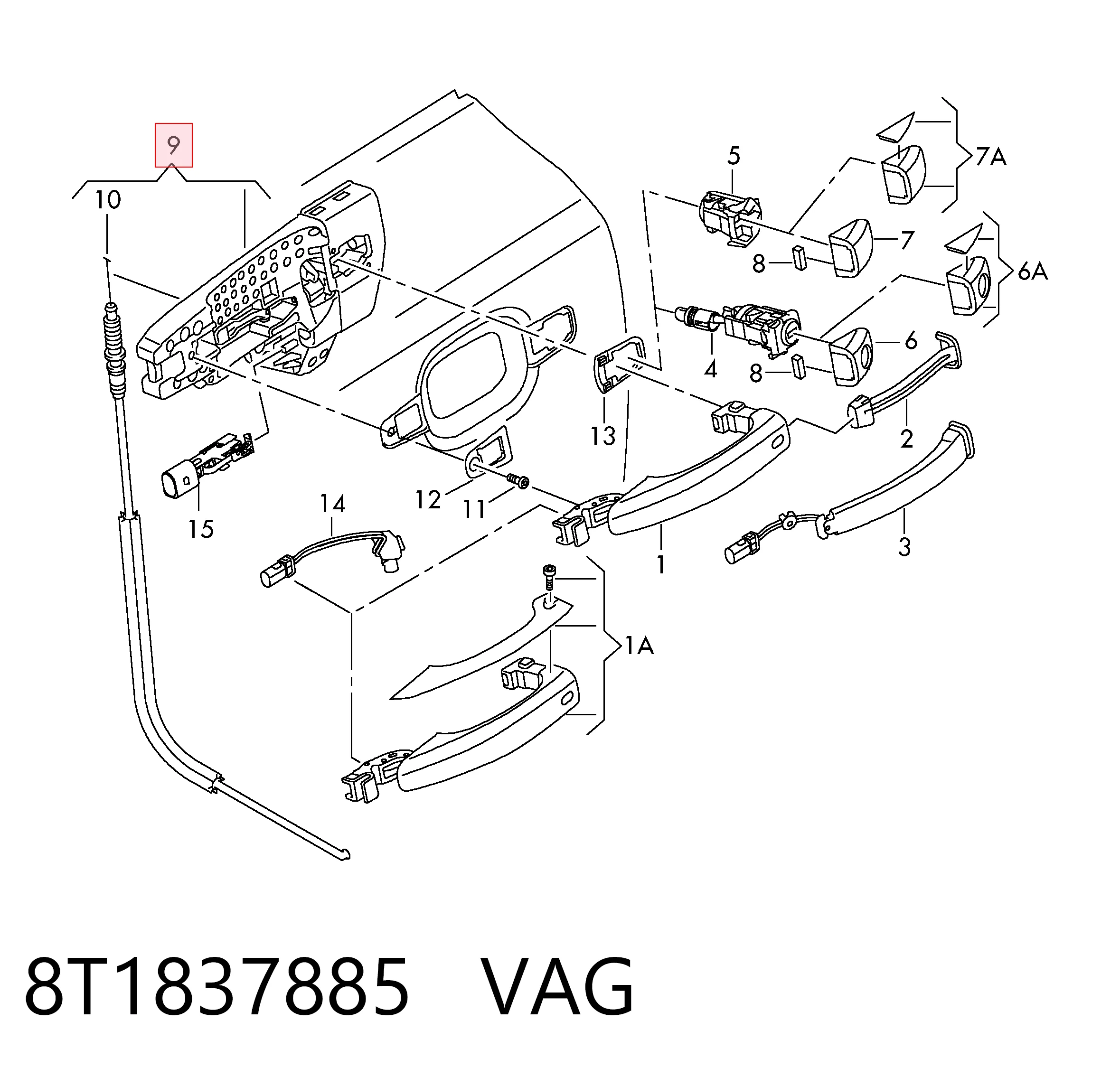 8T1837885 VAG