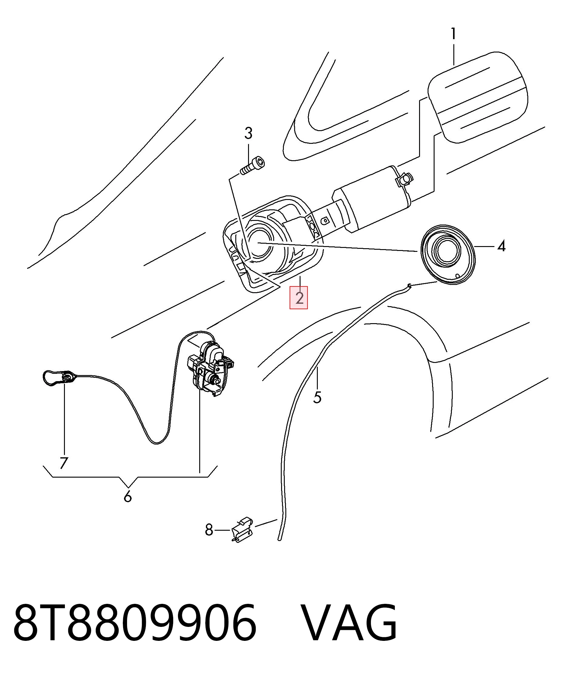 8T8809906 VAG