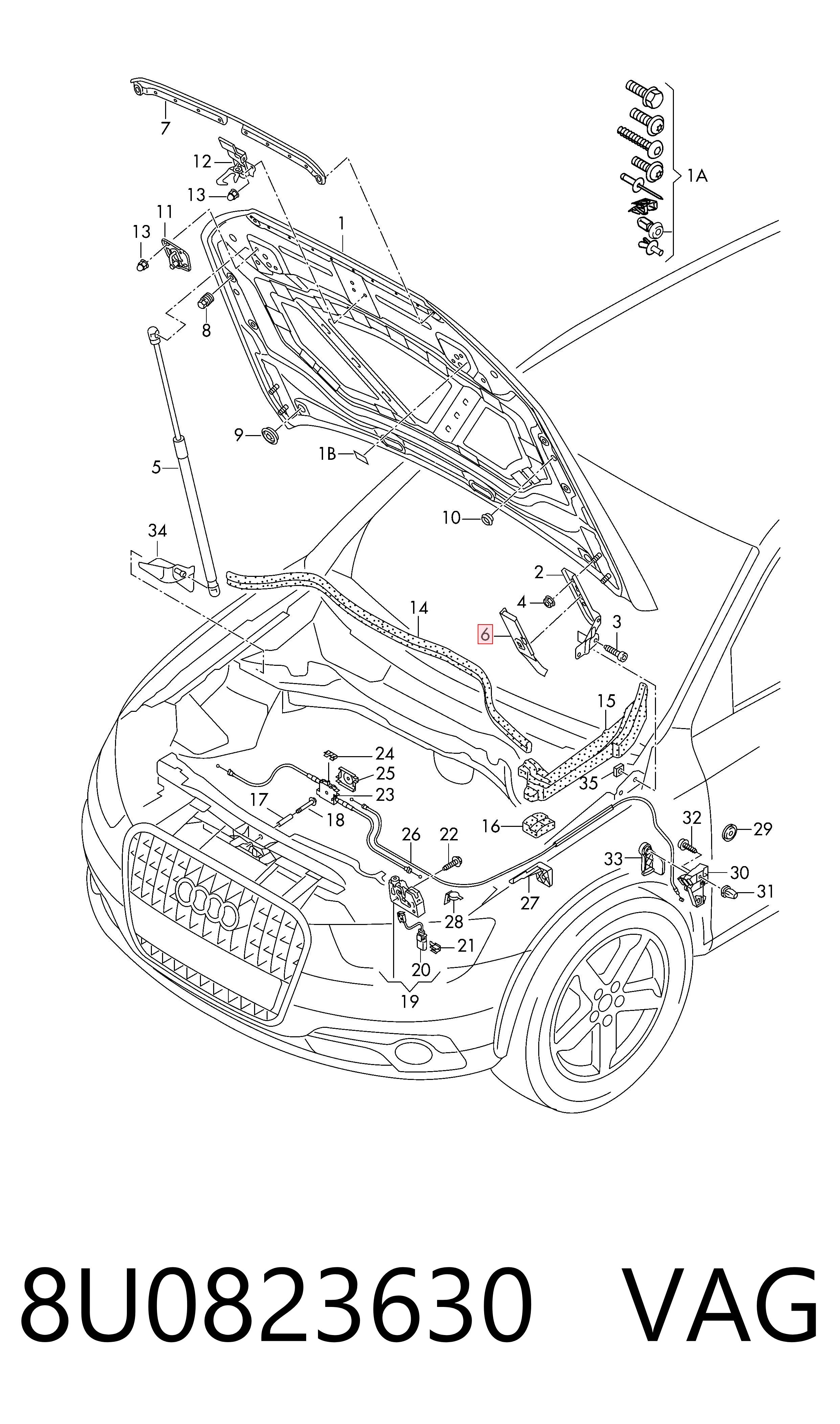  VAG 8U0823630 precio, desde 10,32 EUR