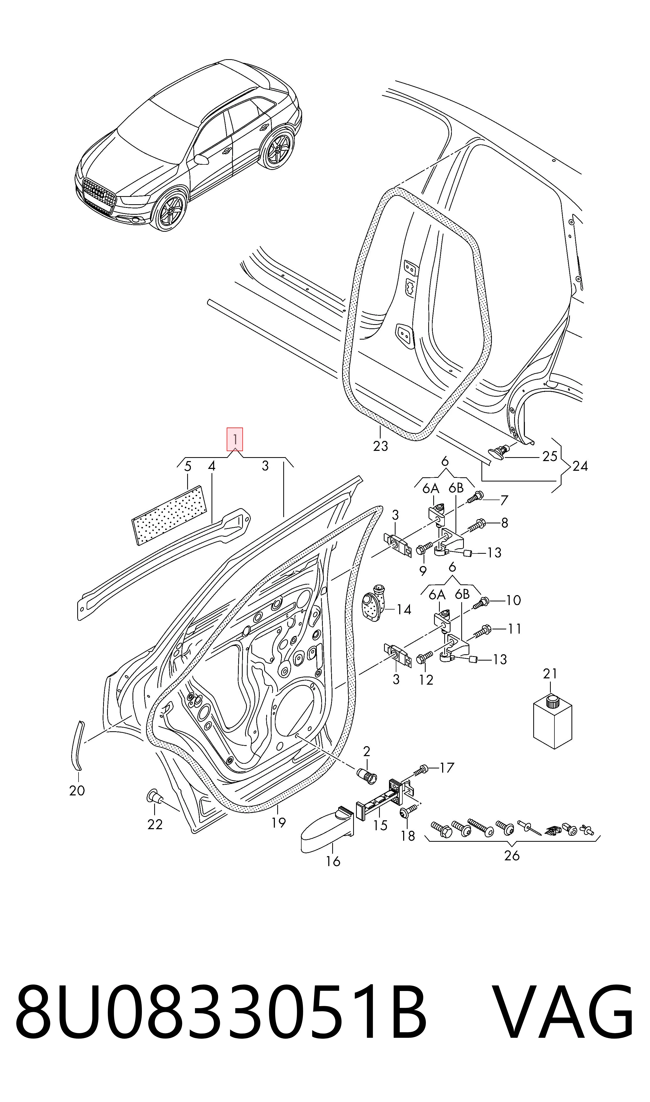 8U0833051B VAG