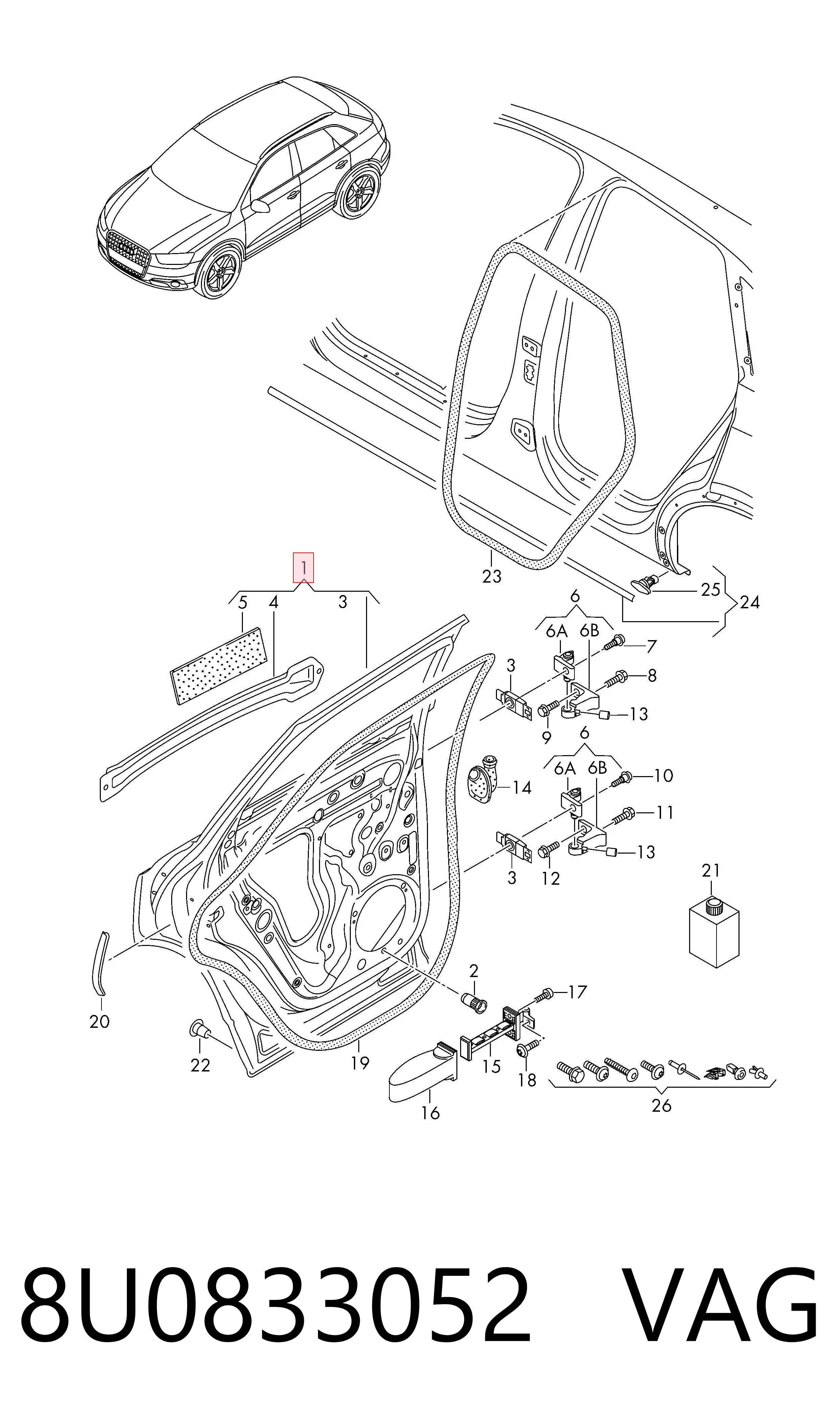 8U0833052 VAG