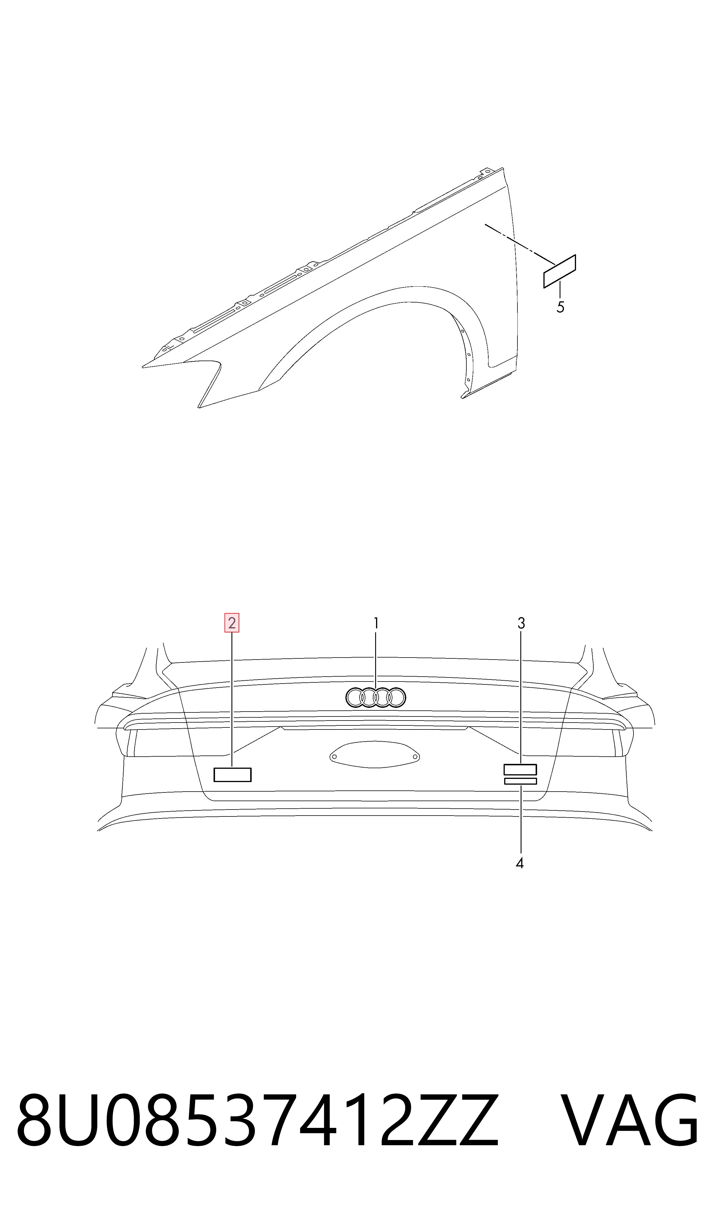  VAG 8U08537412ZZ precio, desde 44,85 EUR