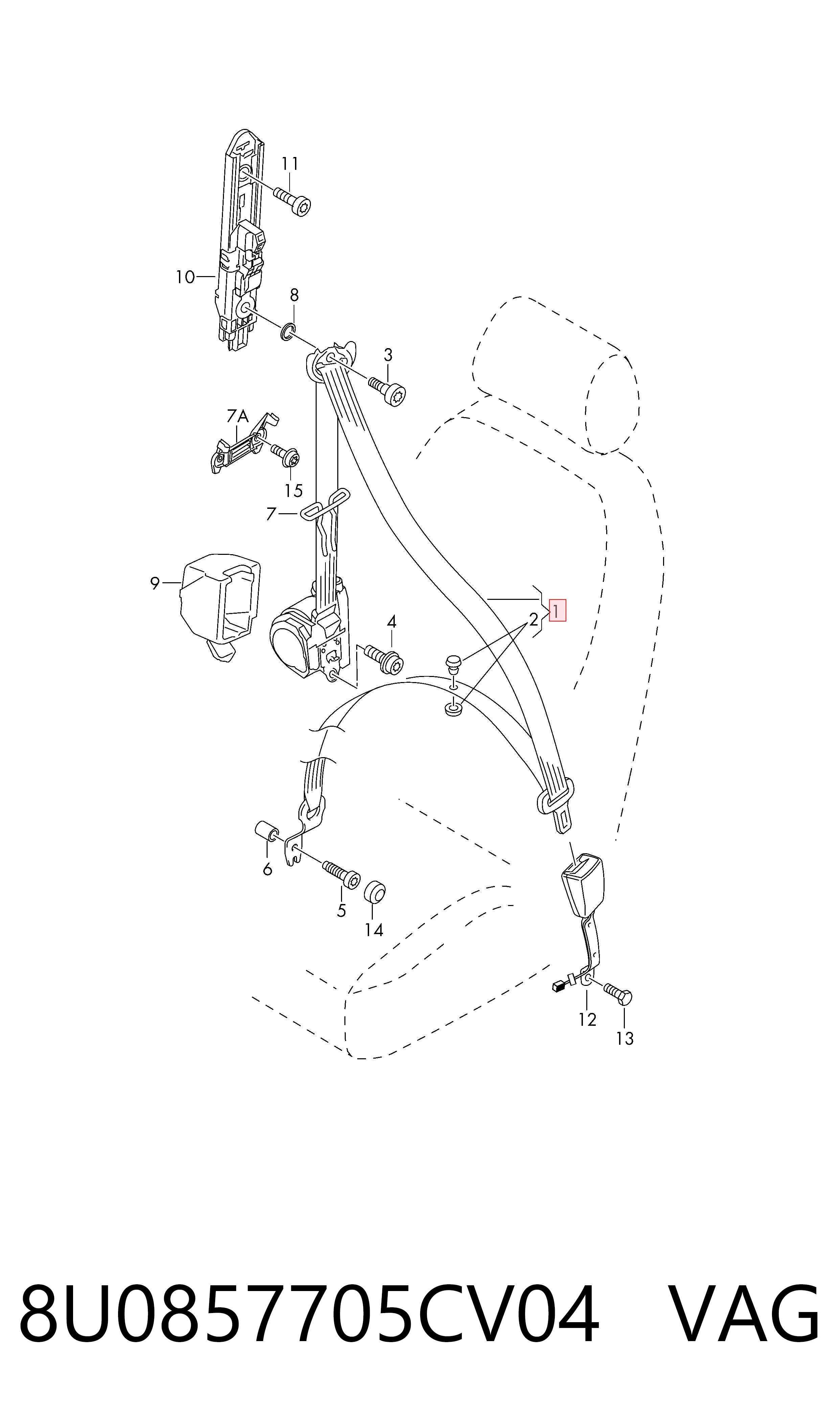 8U0857705CV04 VAG