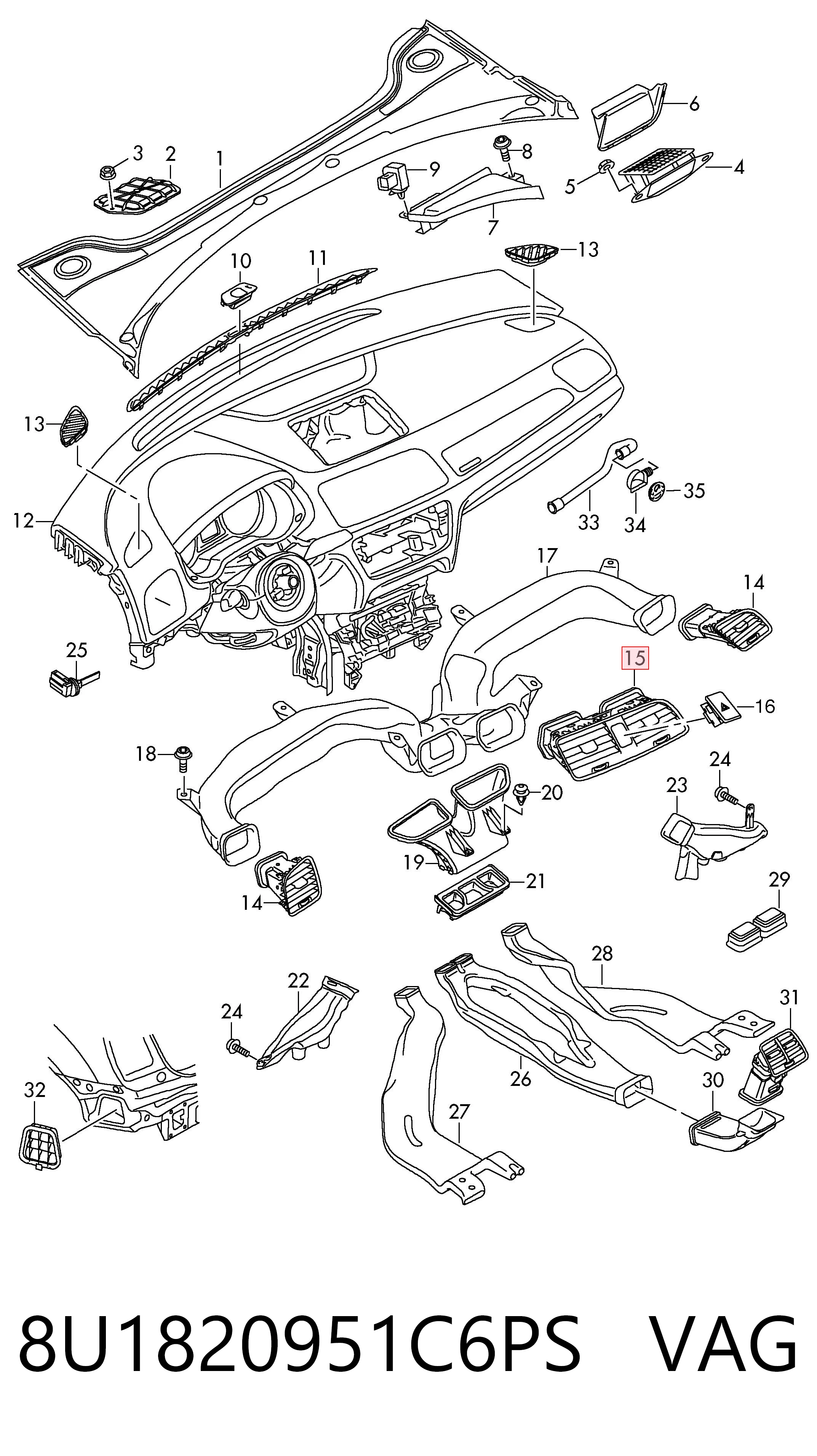 8U1820951C6PS VAG