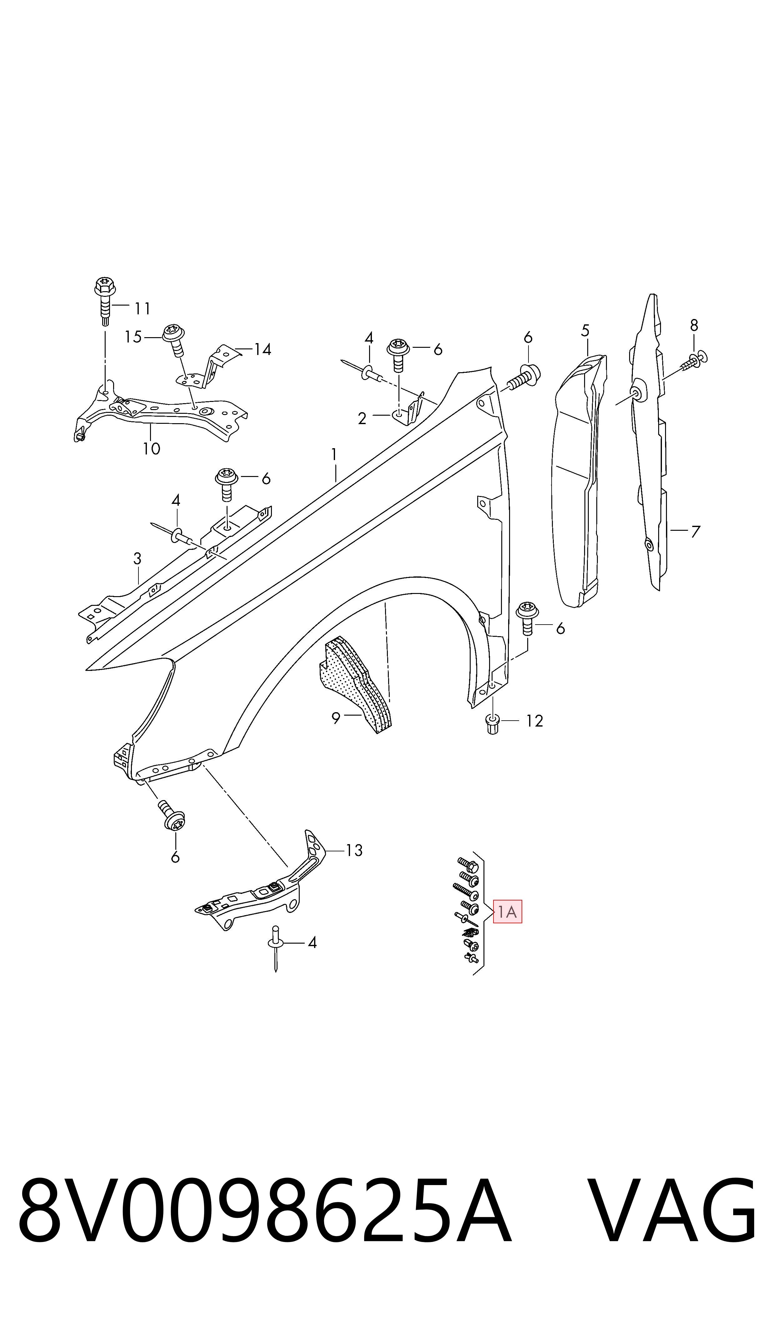 8V0098625A VAG