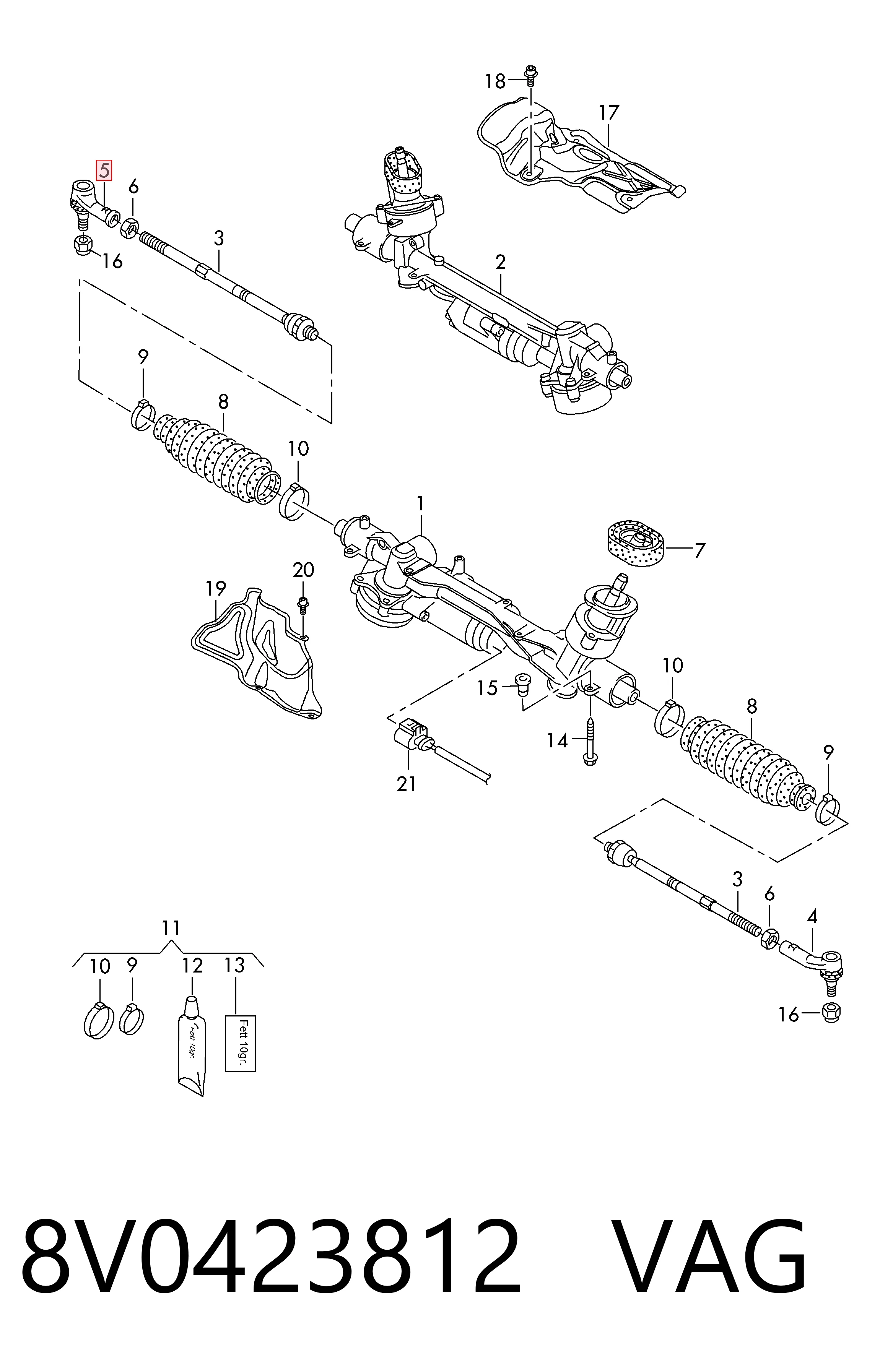 8V0423812 VAG