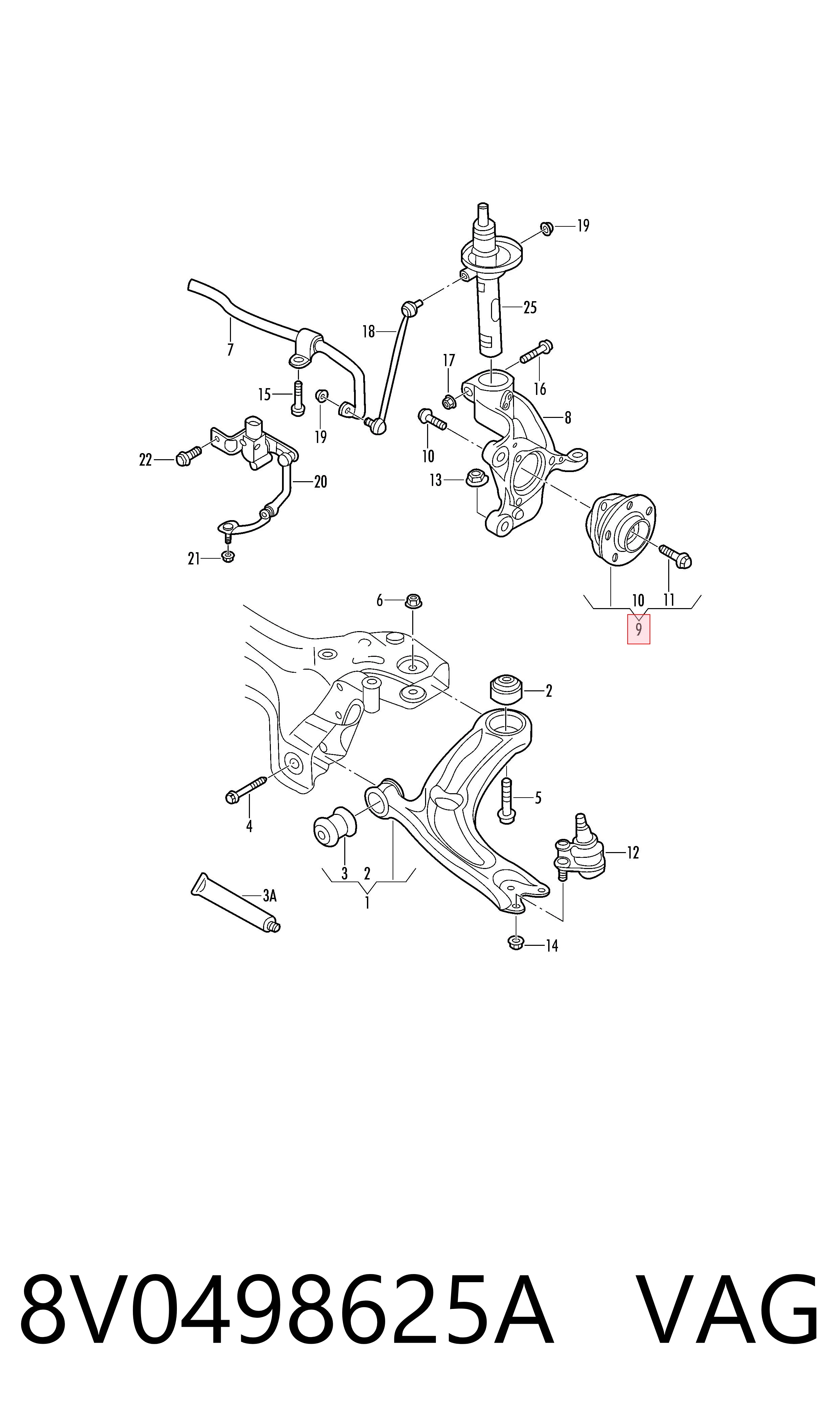 Comprar Bujes de ruedas ATECA  KH7, KHP