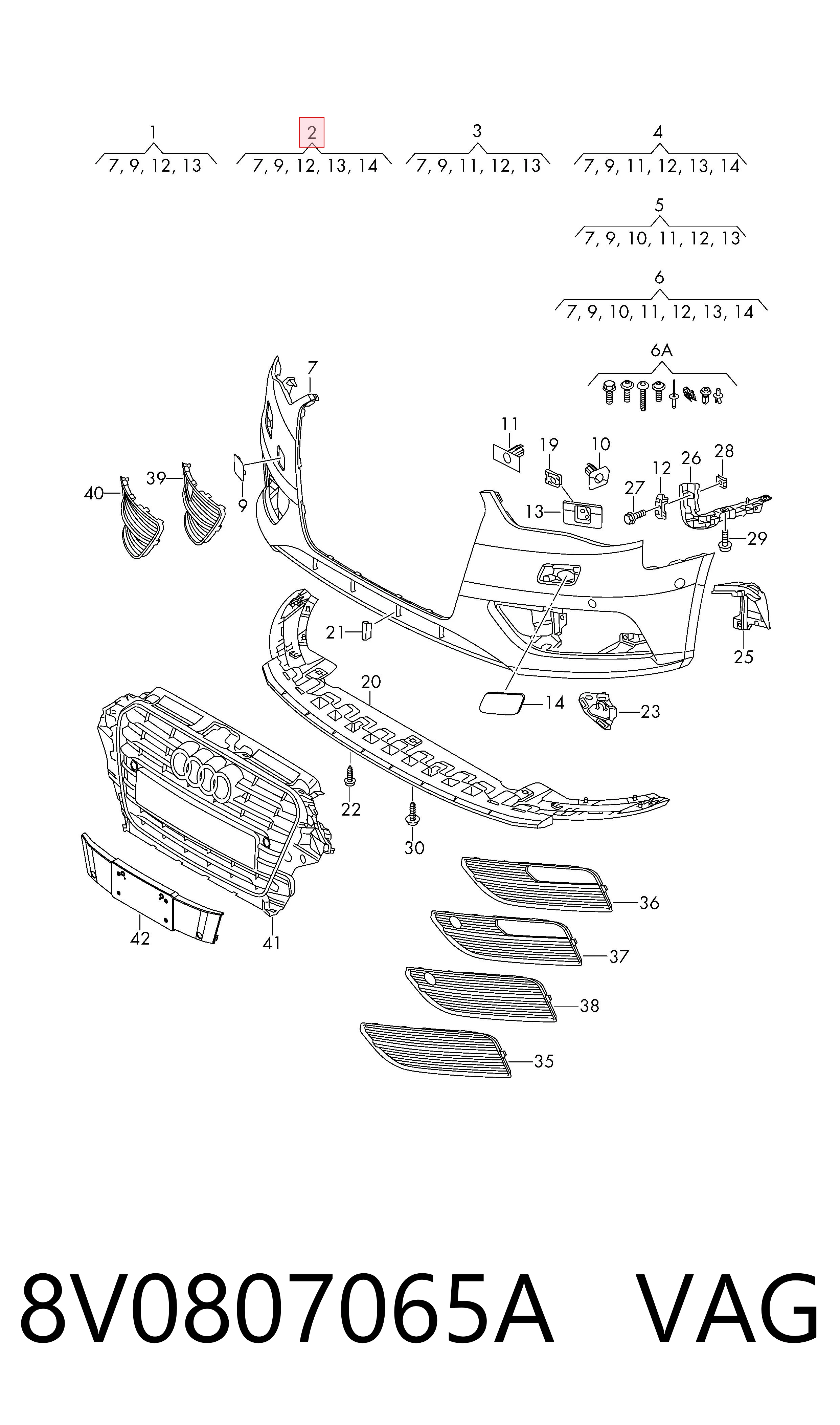 Paragolpes 13C10720 Polcar