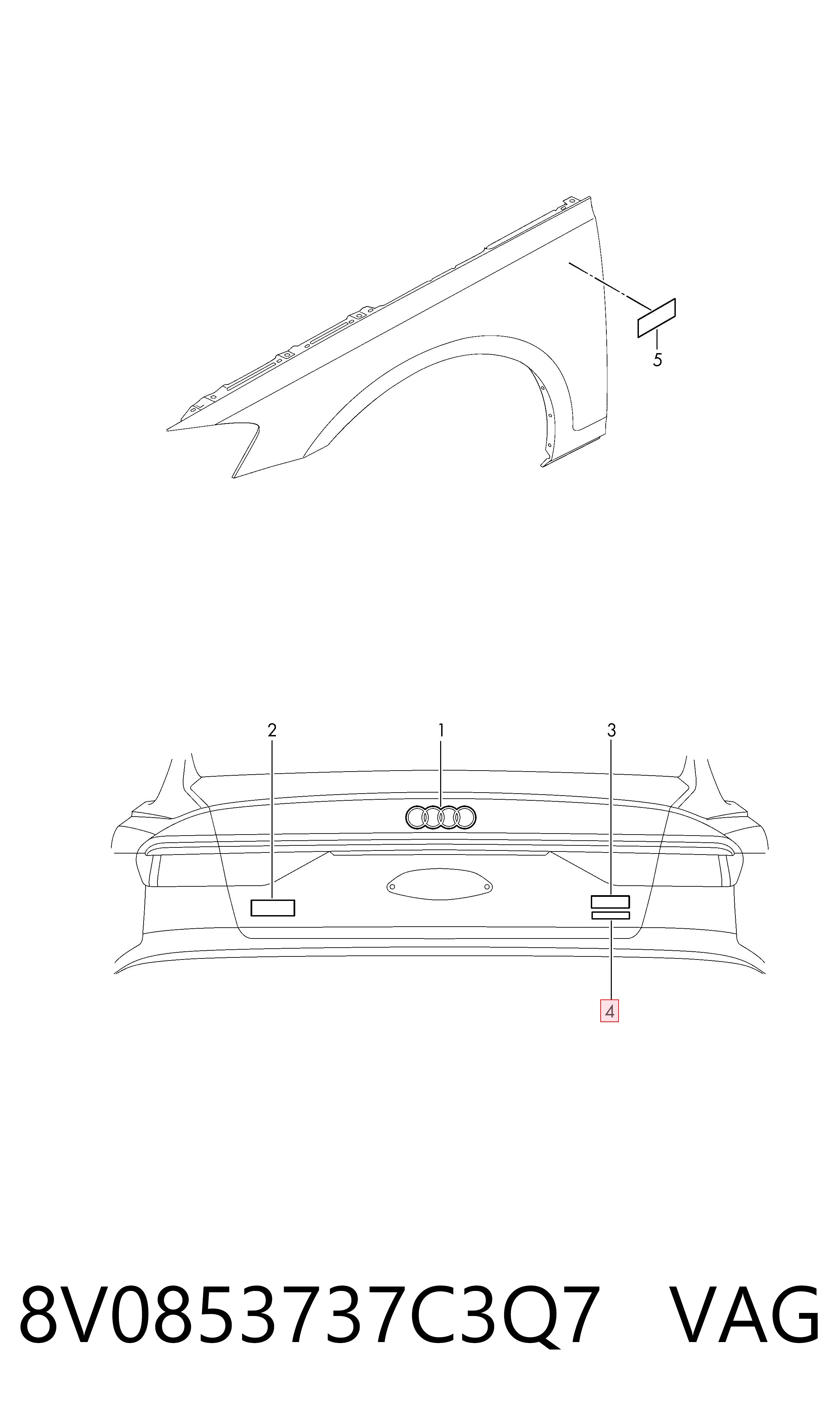  VAG 8V0853737C3Q7 precio, desde 47,39 EUR