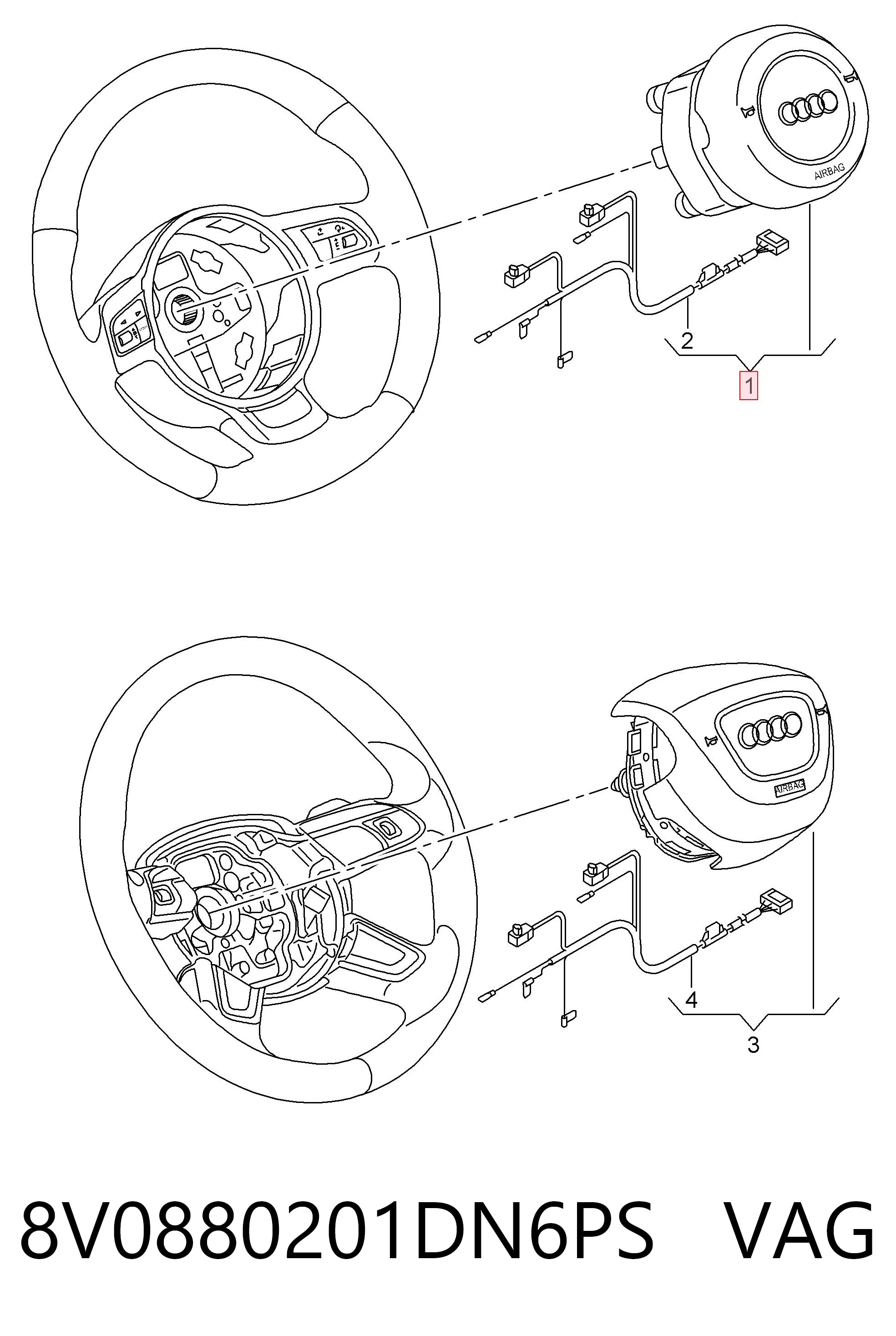 8V0880201DN6PS VAG