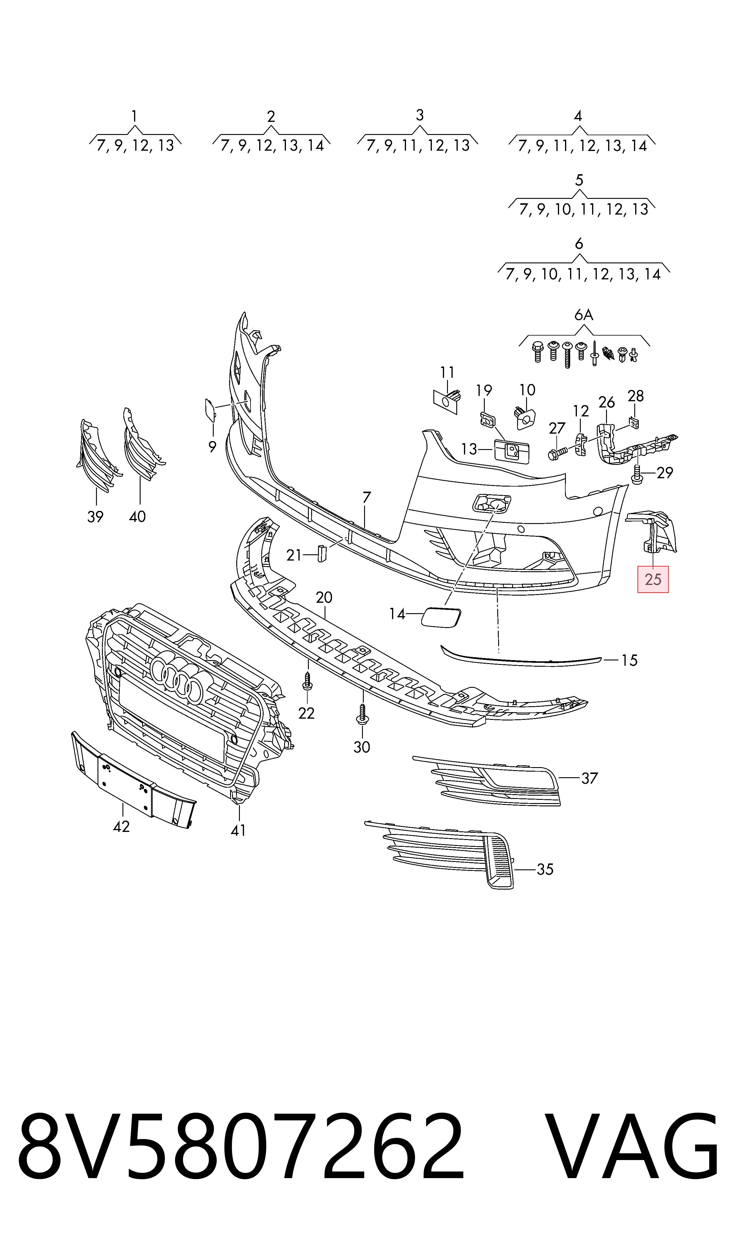 8V5807262 VAG 