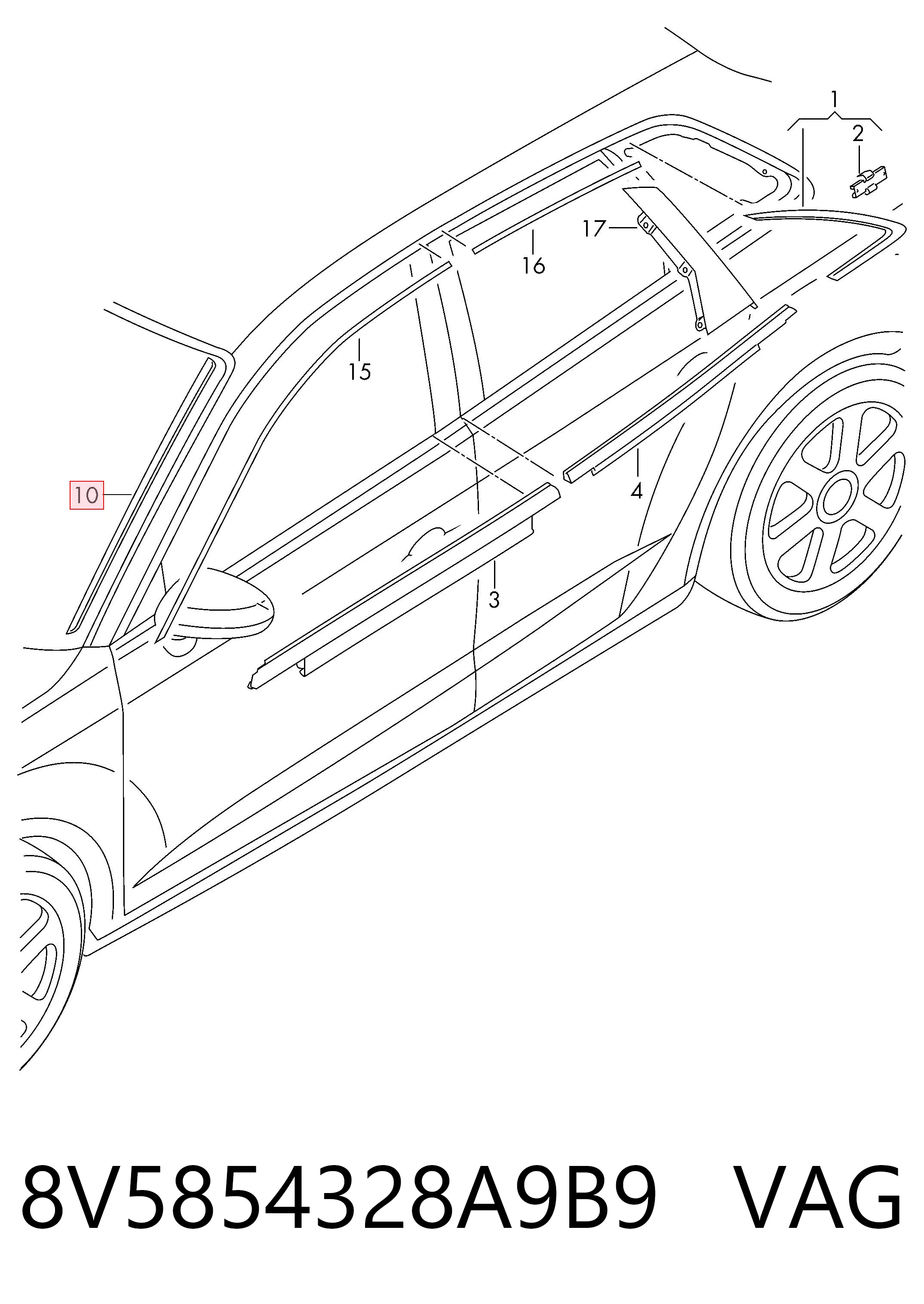 8V5854328A9B9 VAG