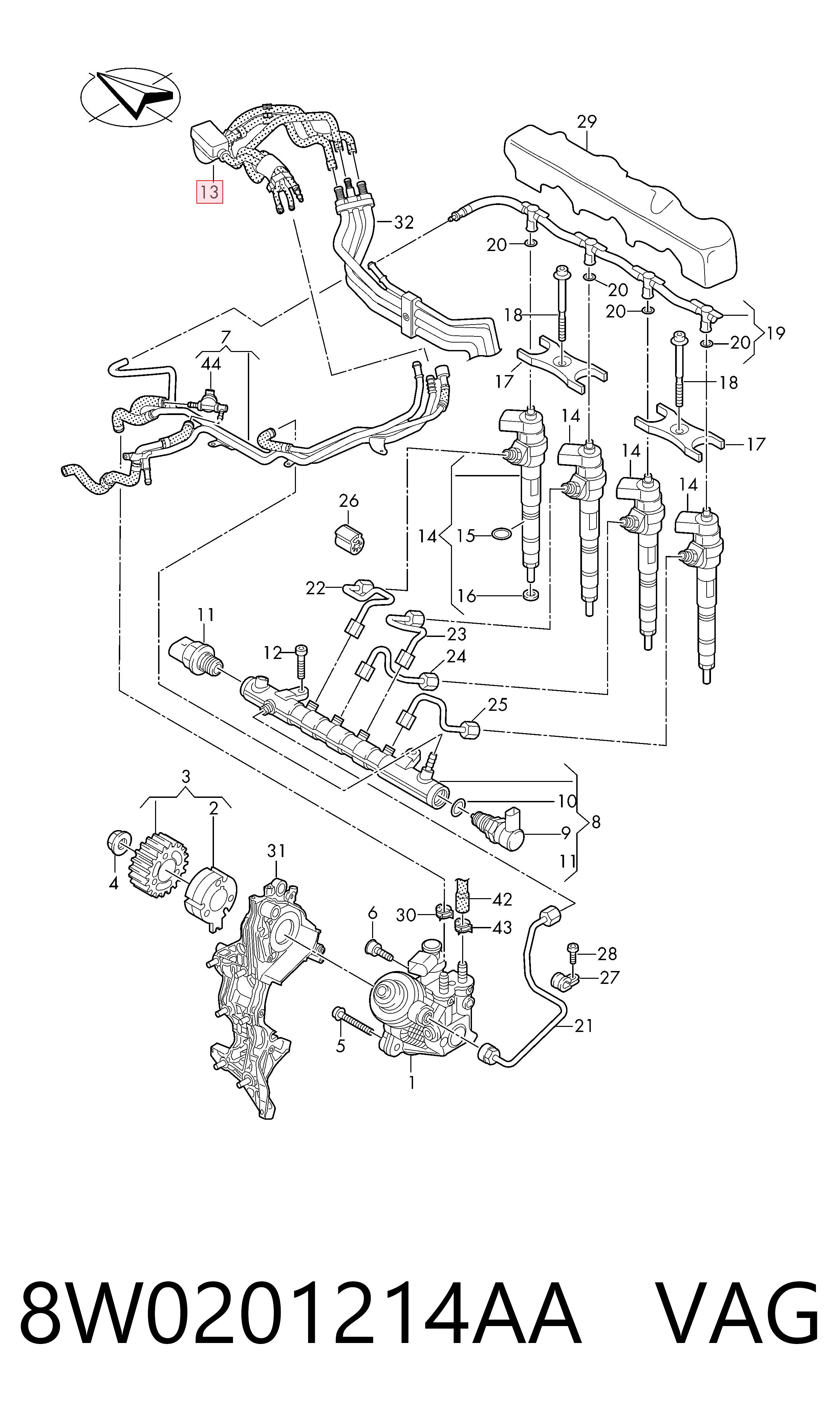 8W0201214AA VAG