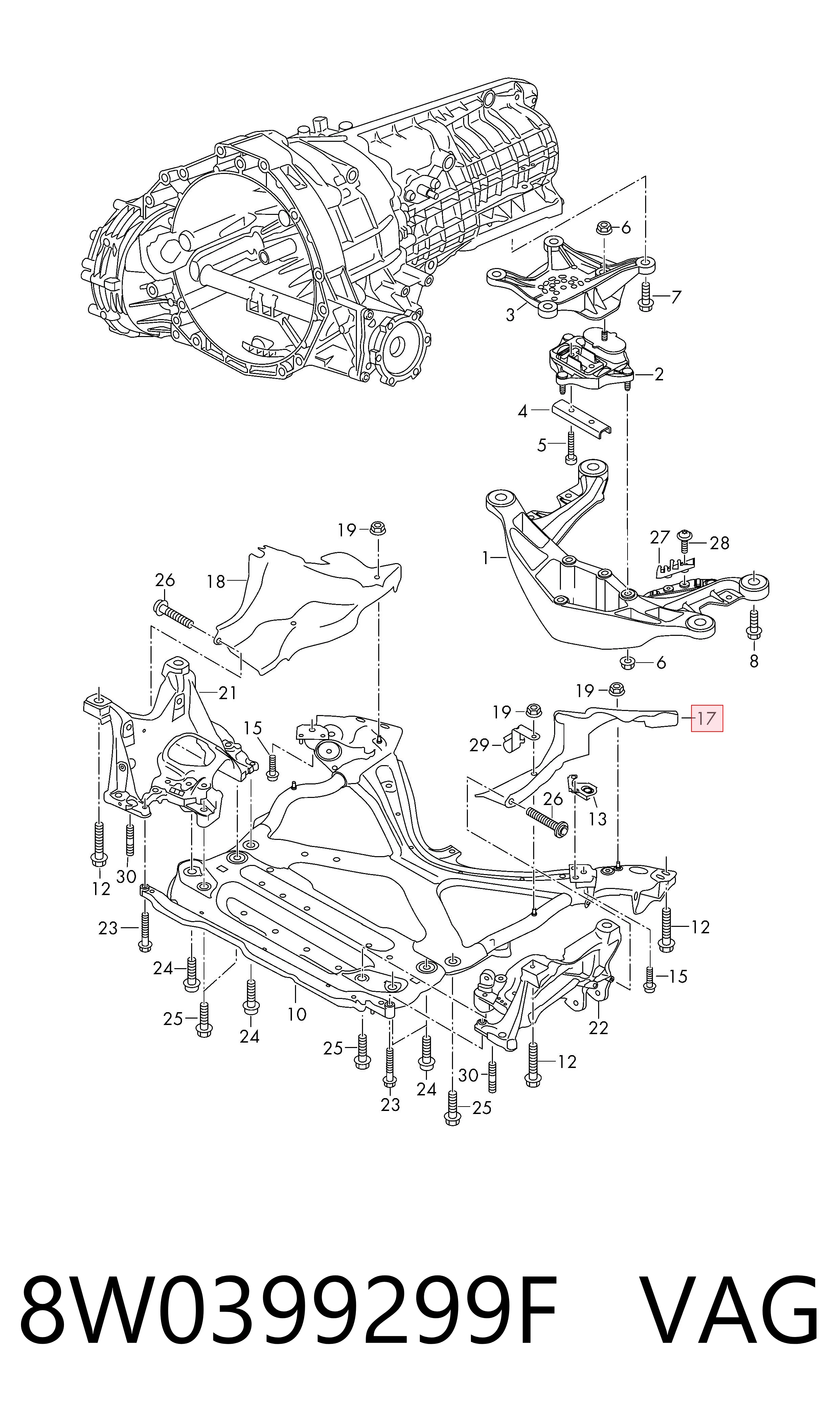  VAG 8W0399299F precio, desde 18,74 EUR