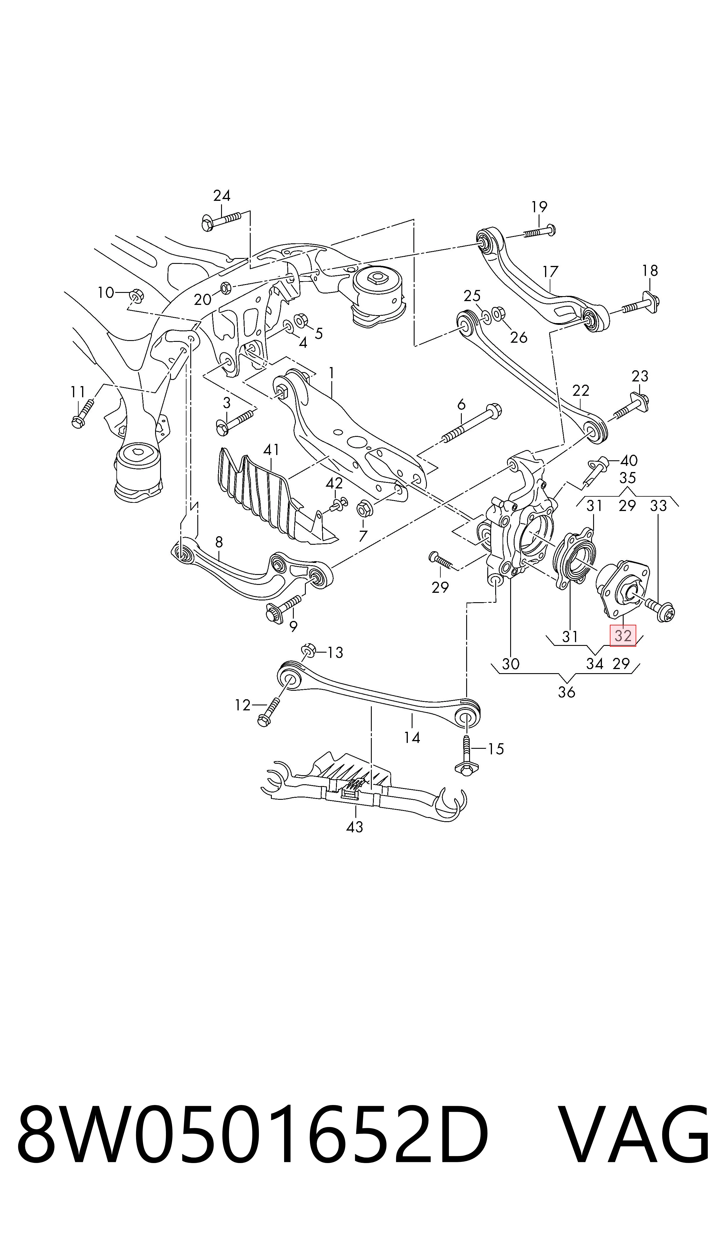 8W0501652D VAG