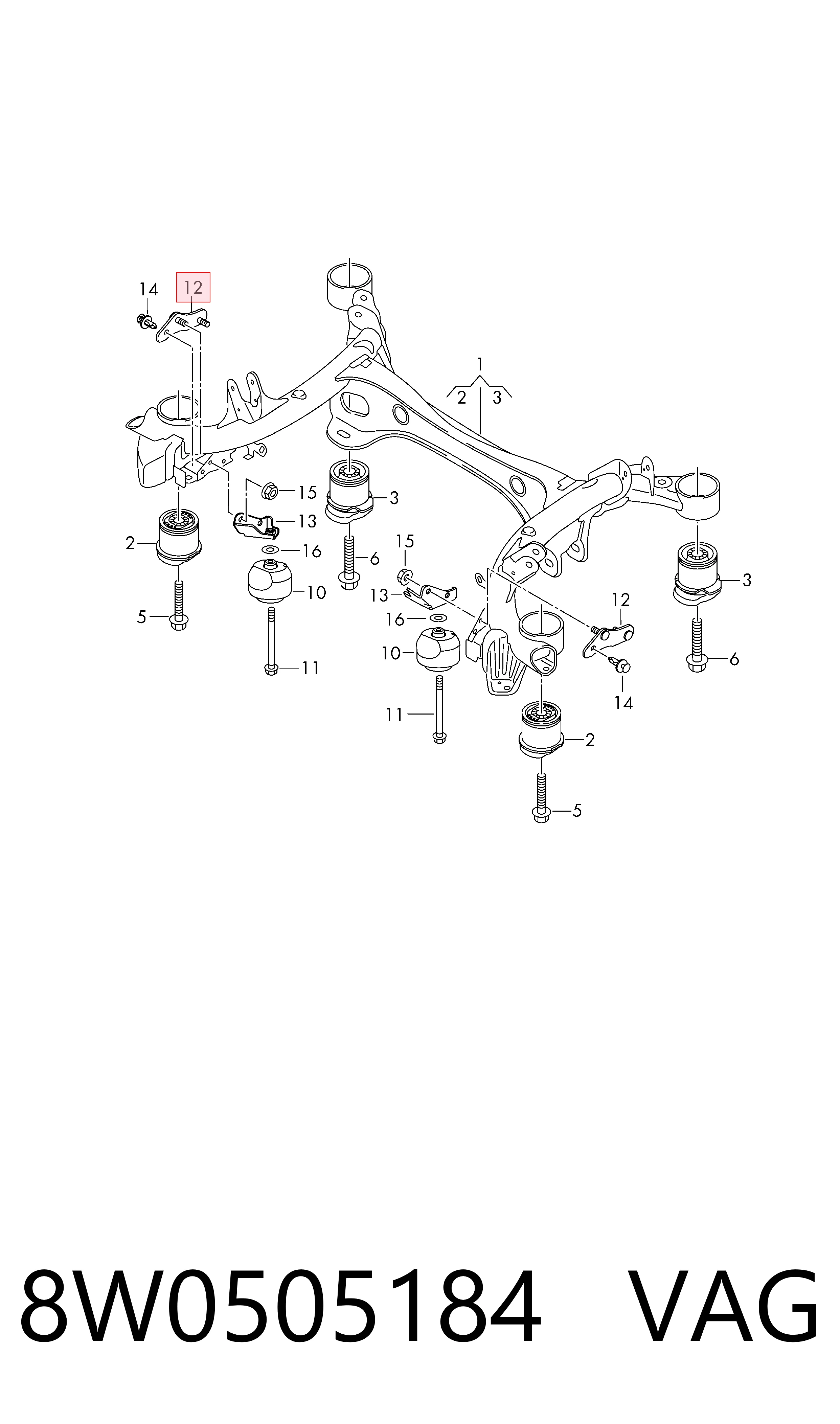 8W0505184 VAG