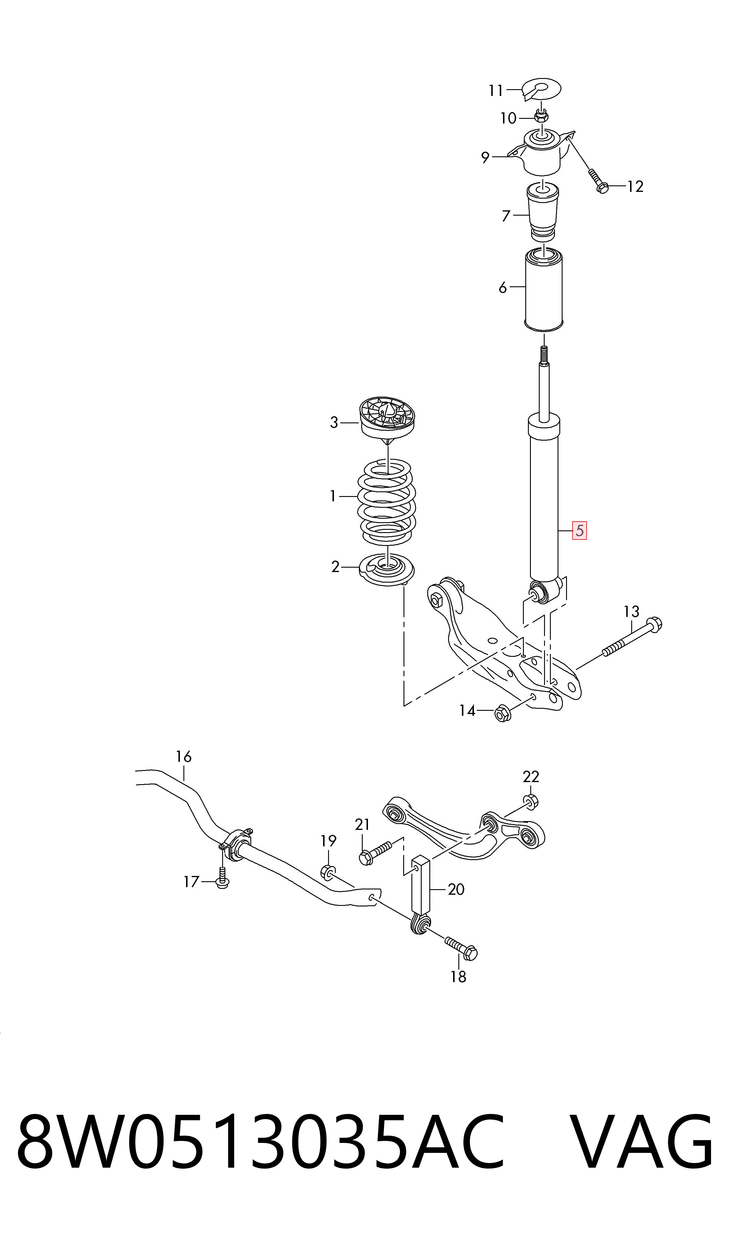 8W0513035AC VAG